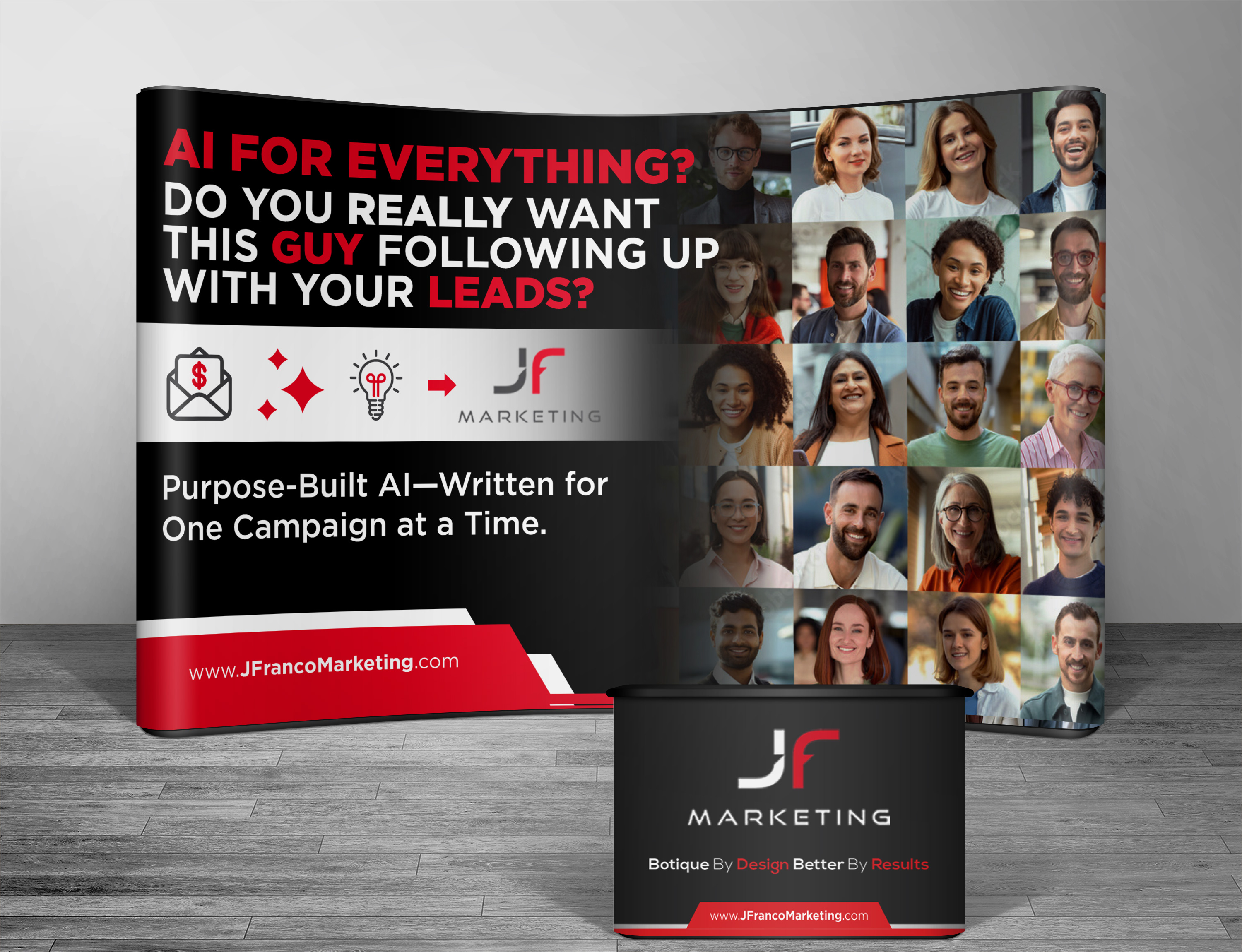 Design de Stand d'Exposition par VCreativeidea pour J Franco Marketing  | Design #36629325