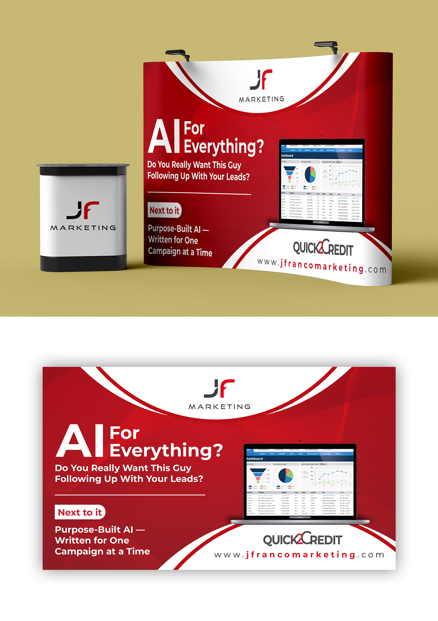 Design de Stand d'Exposition par debdesign pour J Franco Marketing  | Design #36565865