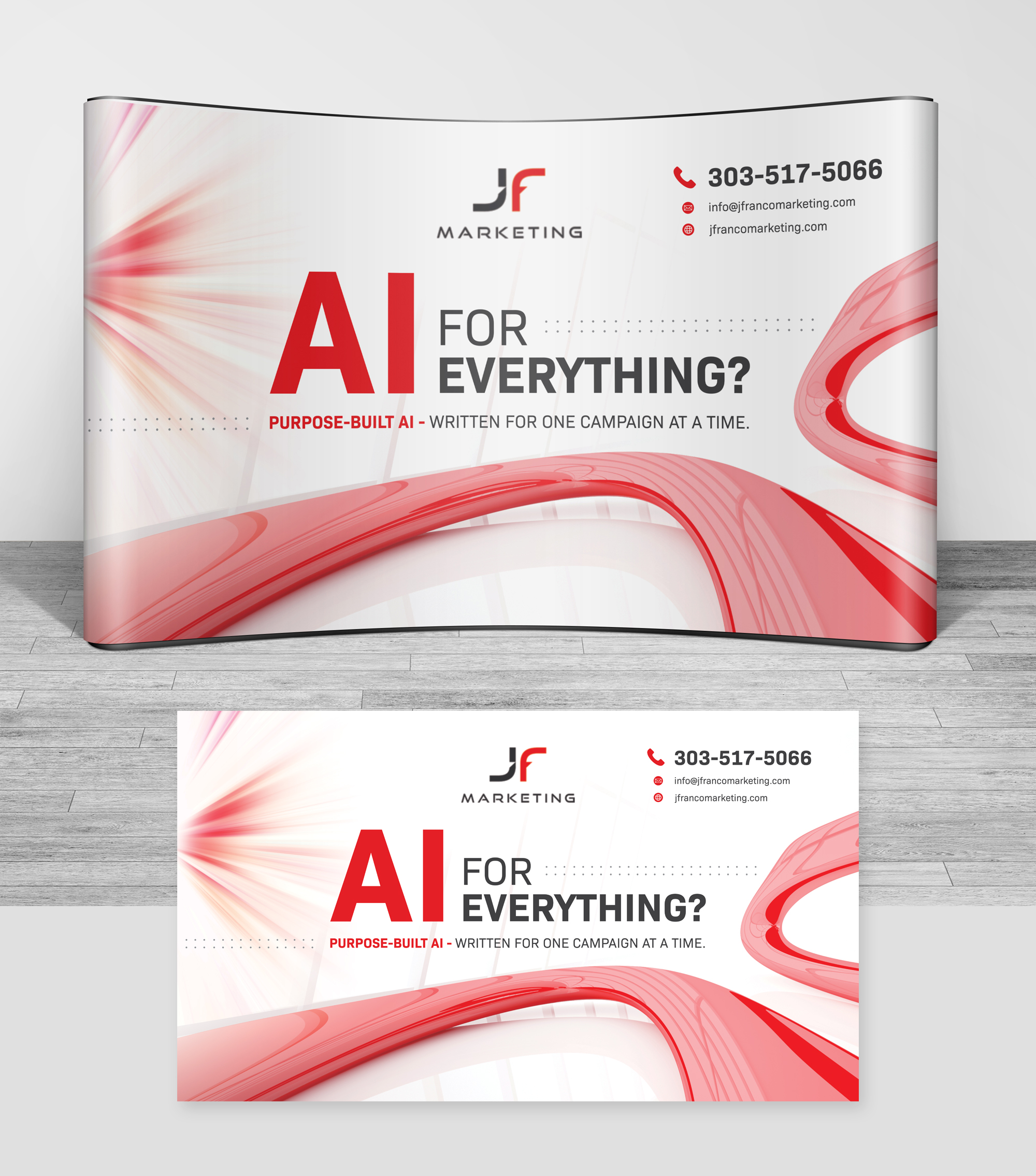 Design de Stand d'Exposition par Dzhafir pour J Franco Marketing  | Design #36550423