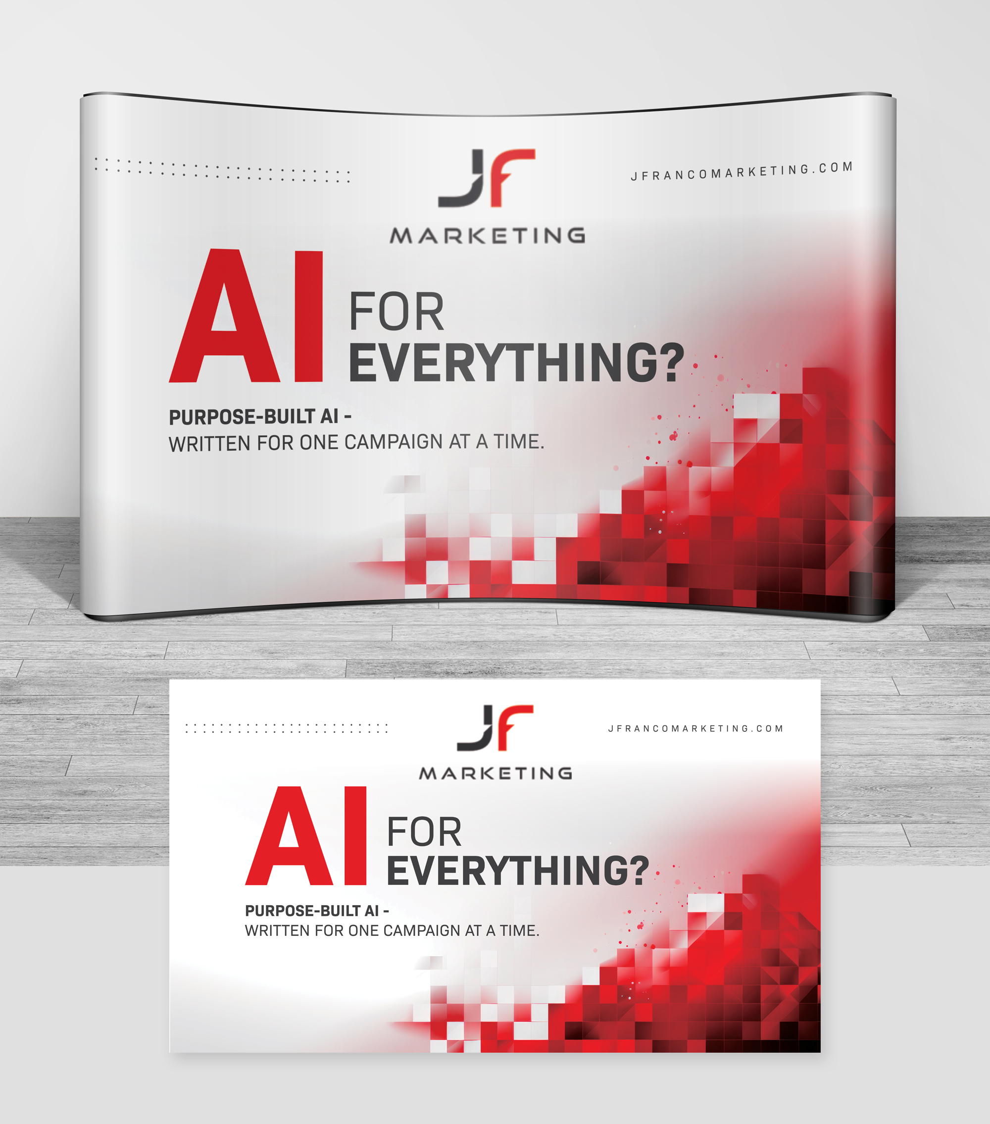 Design de Stand d'Exposition par Dzhafir pour J Franco Marketing  | Design #36550424