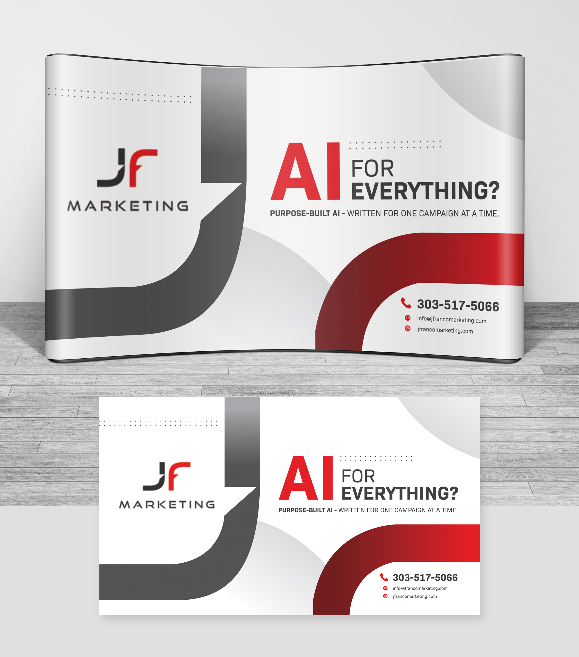 Design de Stand d'Exposition par Dzhafir pour J Franco Marketing  | Design #36550426