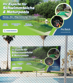 Werbe-Design von Designed by MS für ProTeich | Design: #36552477