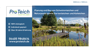 Werbe-Design von liaarts für ProTeich | Design: #36558793