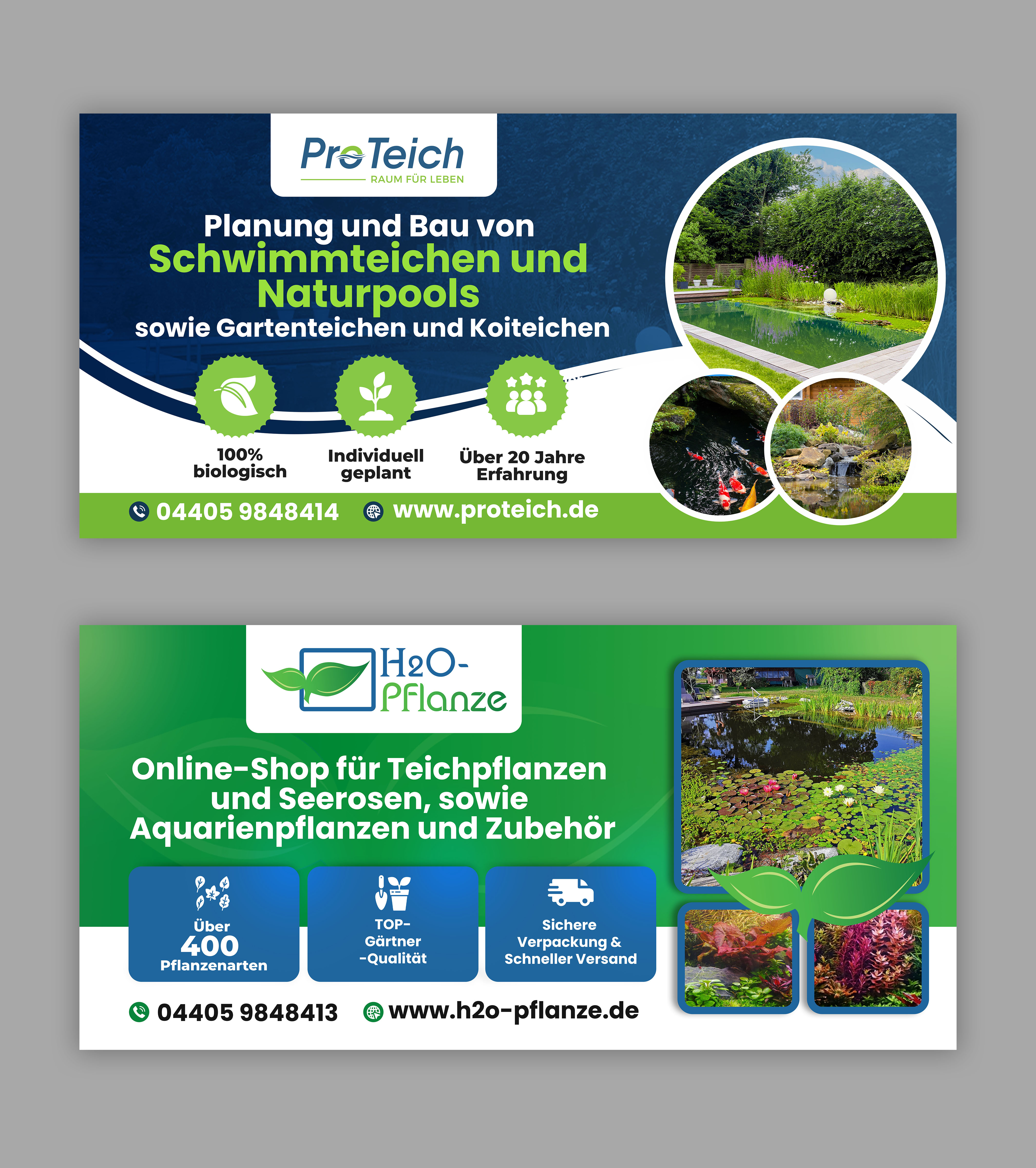 Werbe-Design von debdesign für ProTeich | Design #36554584