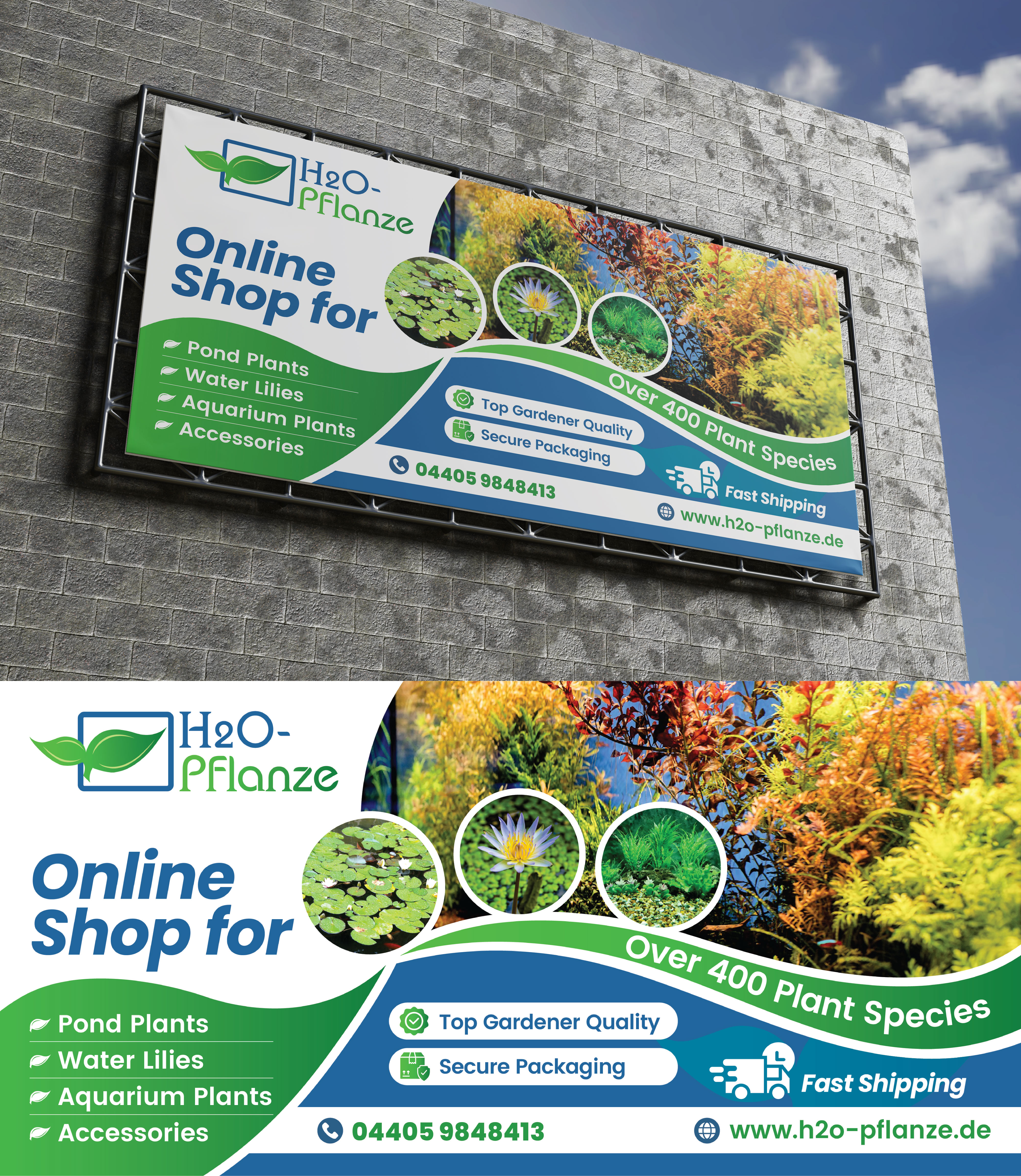 Werbe-Design von Impressive Designs für ProTeich | Design #36560504