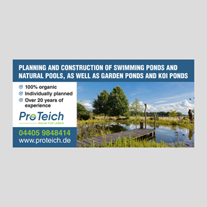 Werbe-Design von GraphicsGuru für ProTeich | Design: #36568604