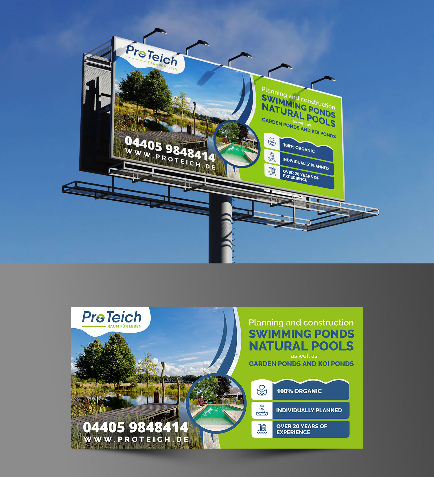 Werbe-Design von Printopia Design für ProTeich | Design #36556681