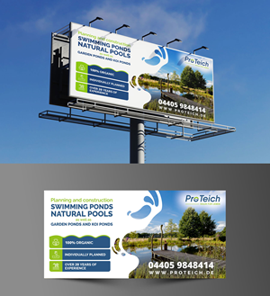 Werbe-Design von Printopia Design für ProTeich | Design: #36556691