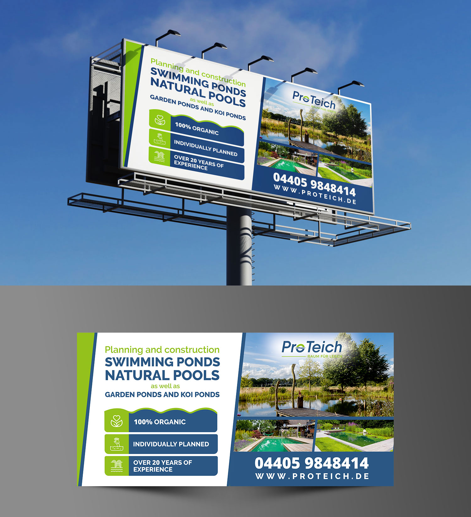 Advertisement Design by Printopia Design for ProTeich | Design #36556698