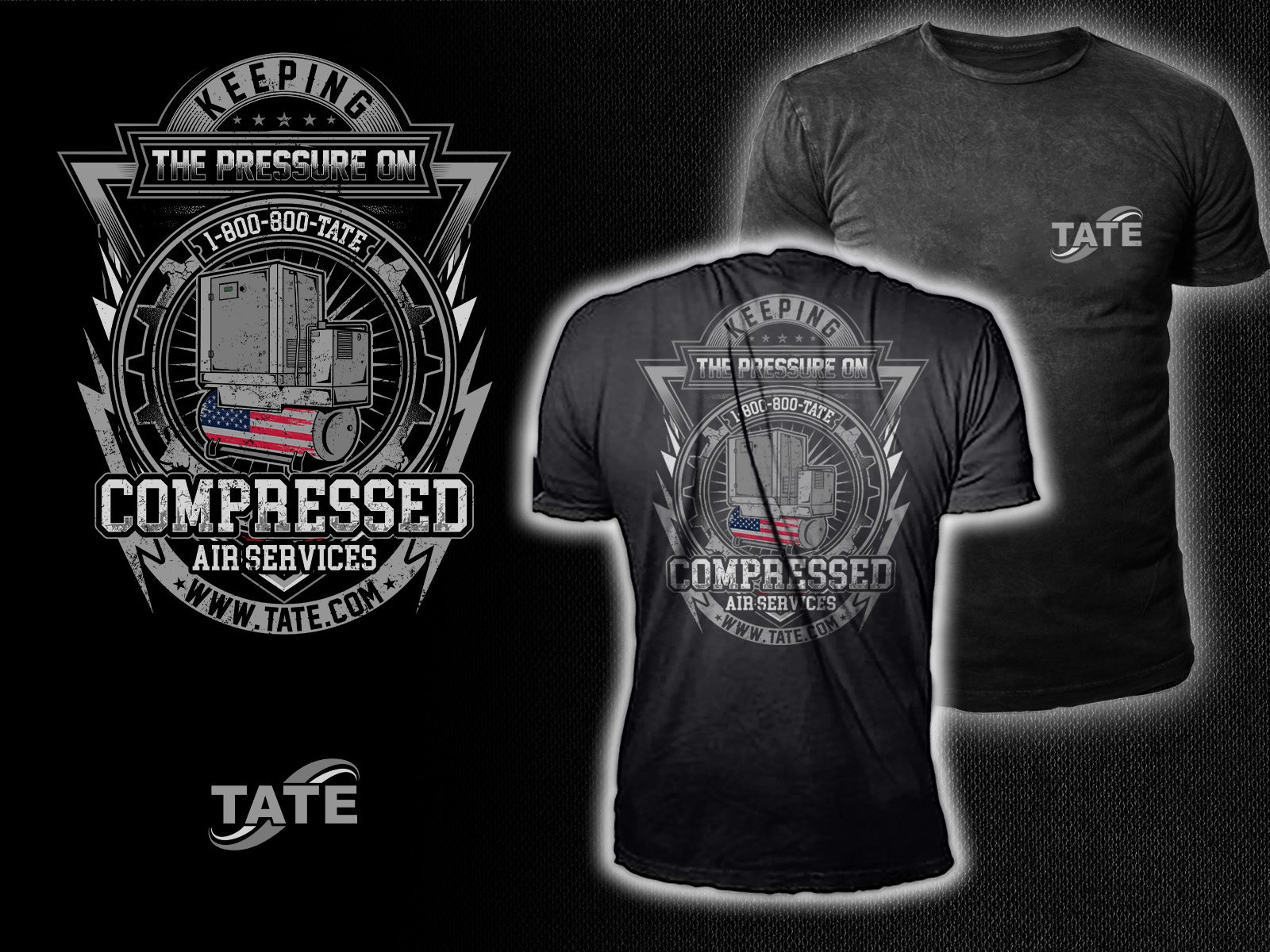 T-shirt Design by HNS Graphic for Tate Engineering | Design: #36676873