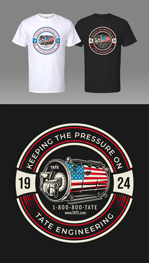 T-shirt Design by KickArt for Tate Engineering | Design: #36574947