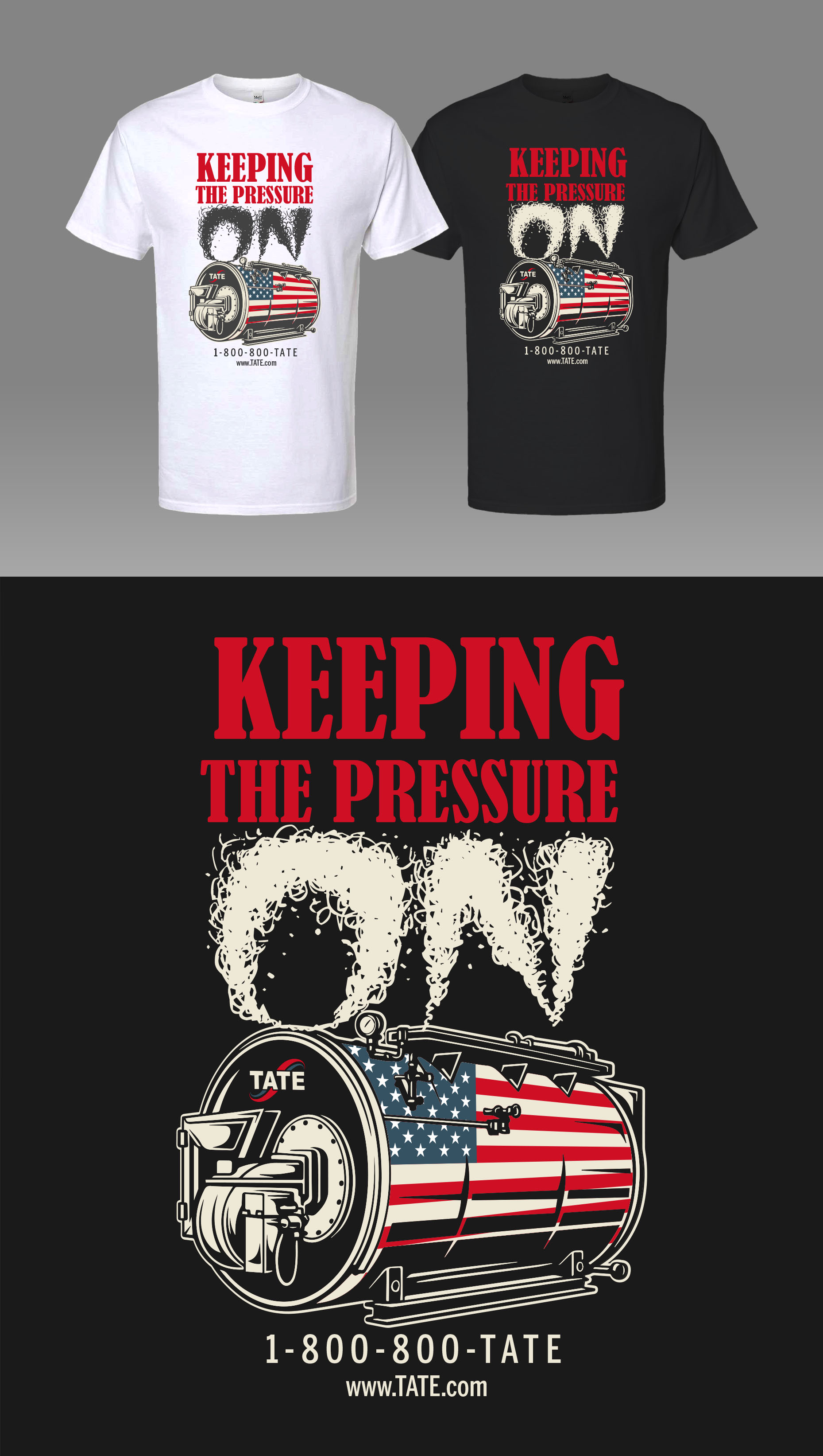 T-shirt Design by KickArt for Tate Engineering | Design #36574950