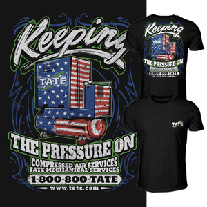 T-shirt Design by Falih A for Tate Engineering | Design: #36559515