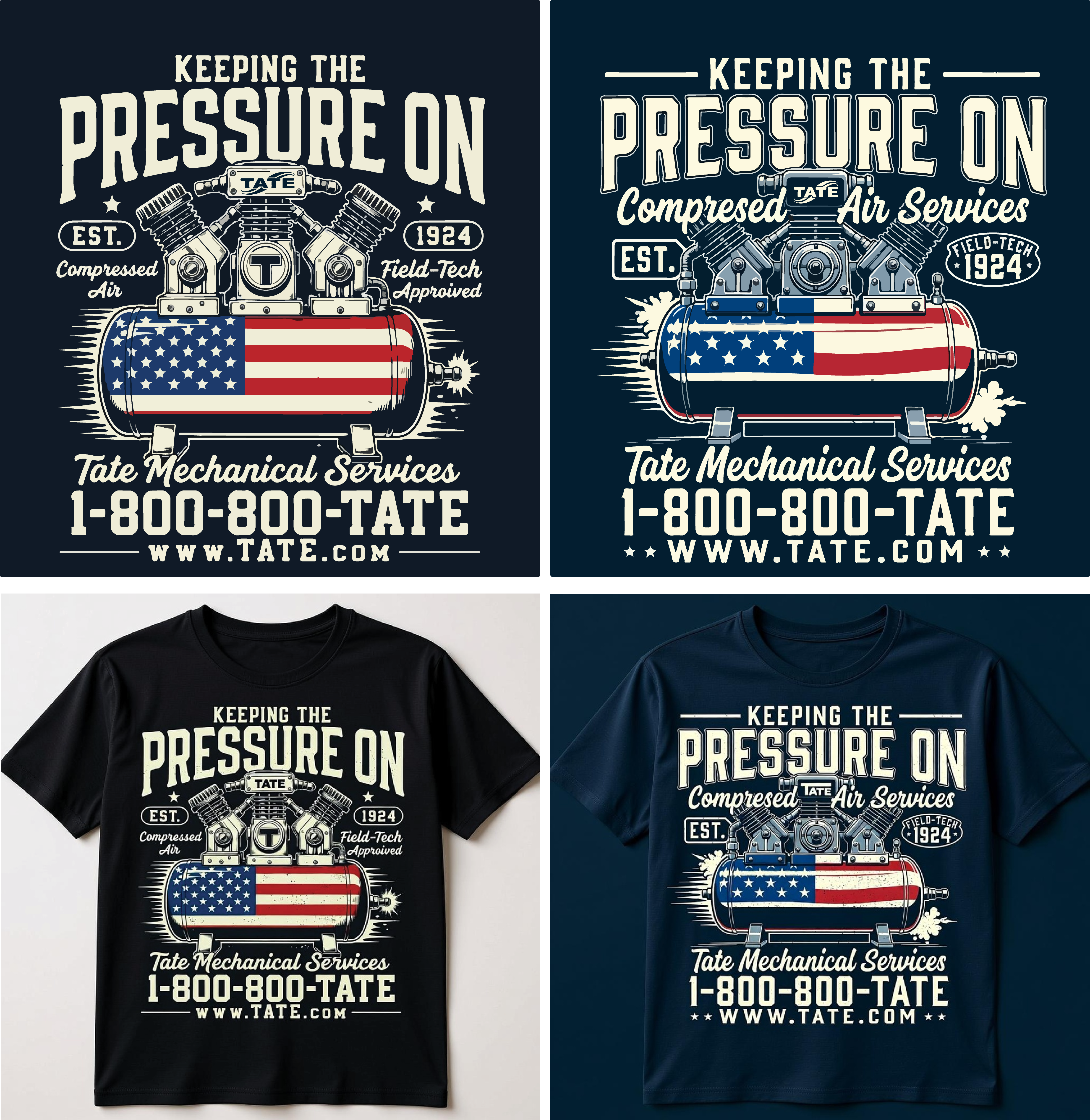T-shirt Design by Fuhad Jihad for Tate Engineering | Design #36560808