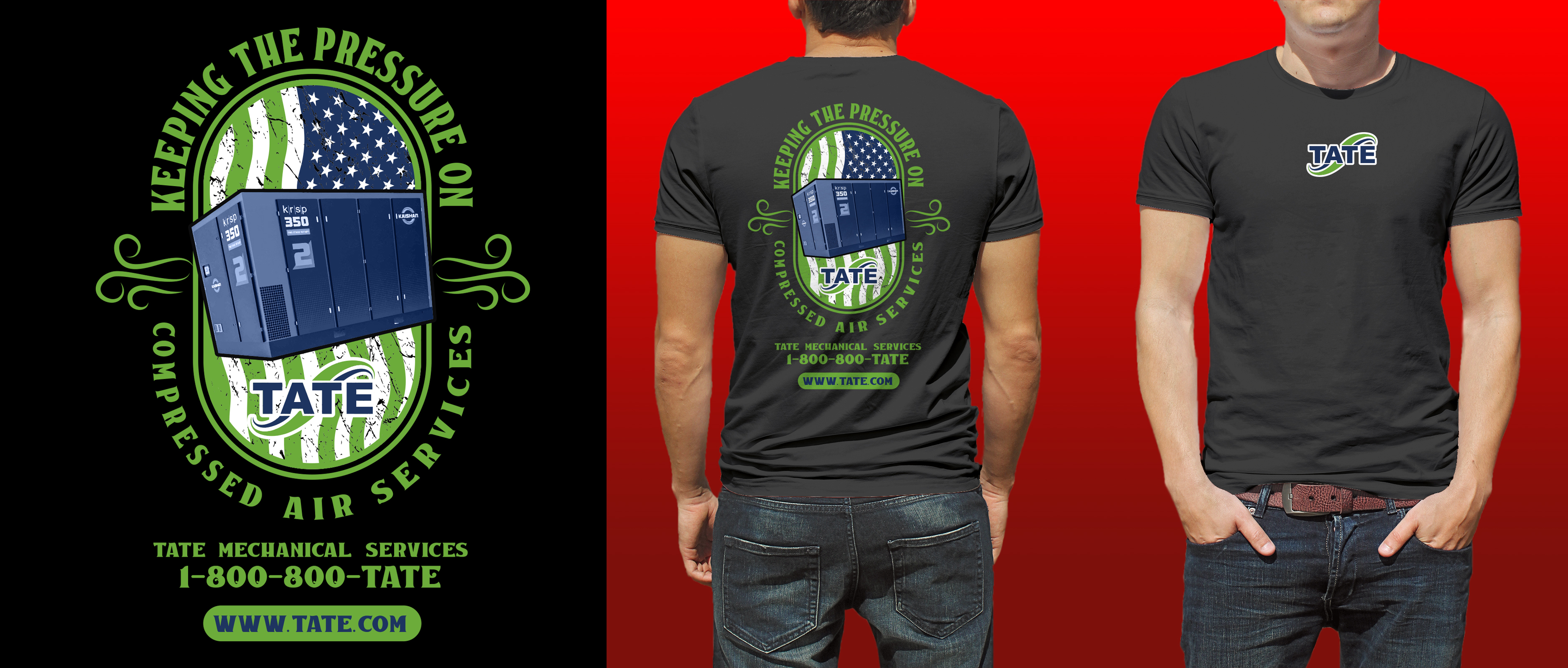 T-shirt Design by Al Pech for Tate Engineering | Design #36567438