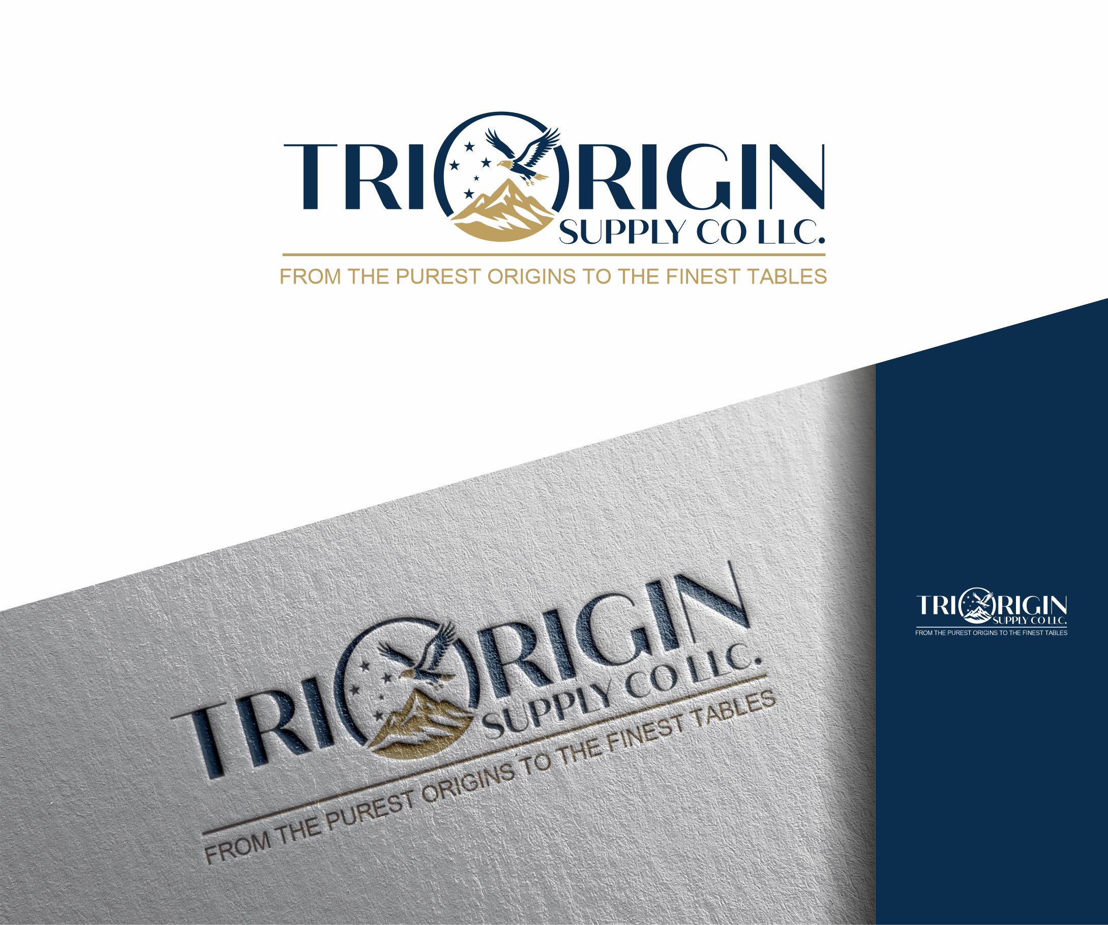 Logo Design by alkaline for TriOrigin Supply Co LLC  | Design #36556282