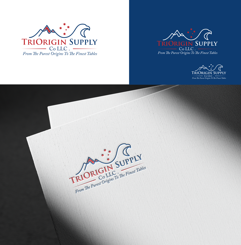 Logo Design by RA-bica for TriOrigin Supply Co LLC  | Design #36559688