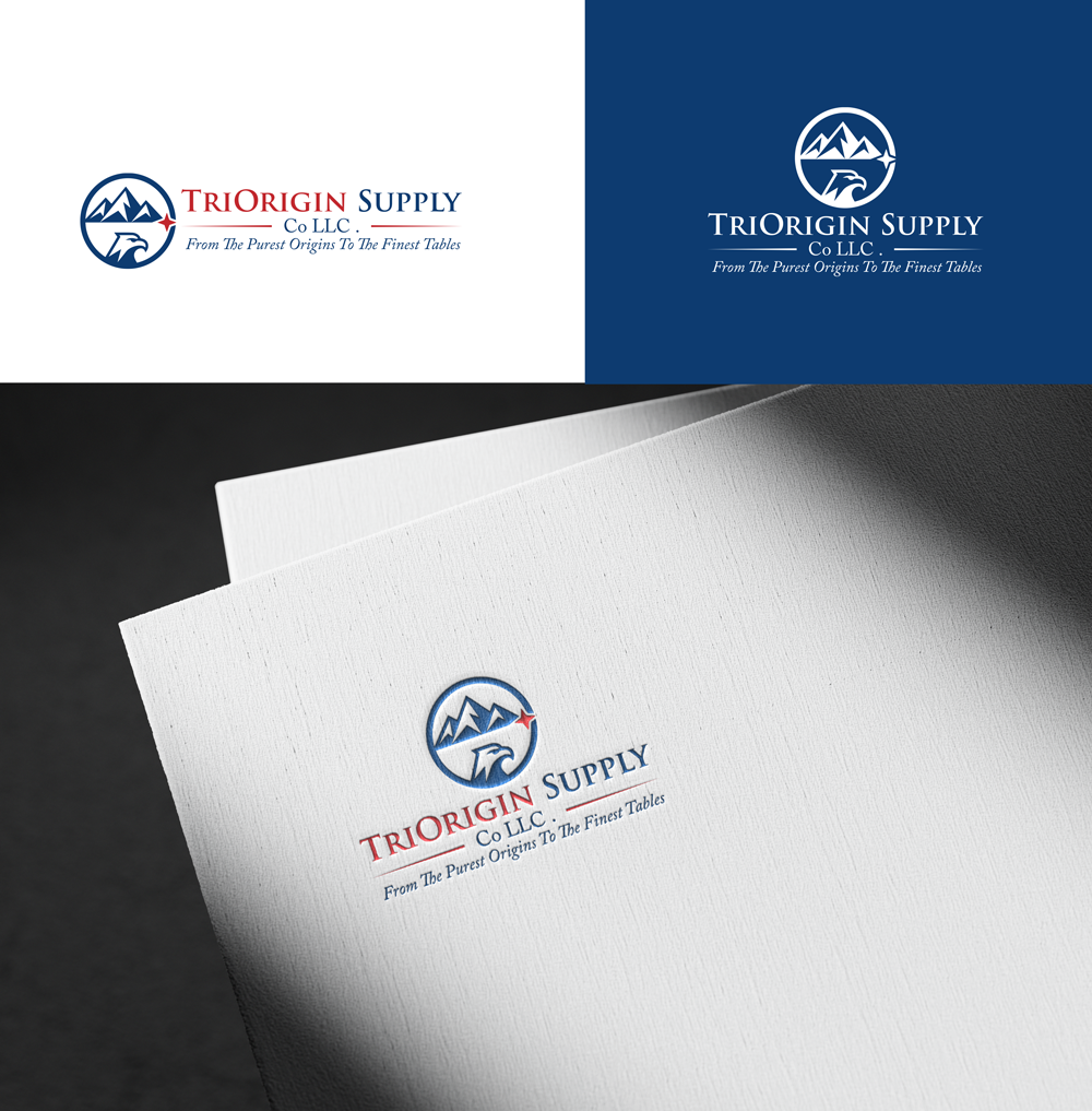 Logo Design by RA-bica for TriOrigin Supply Co LLC  | Design #36559696