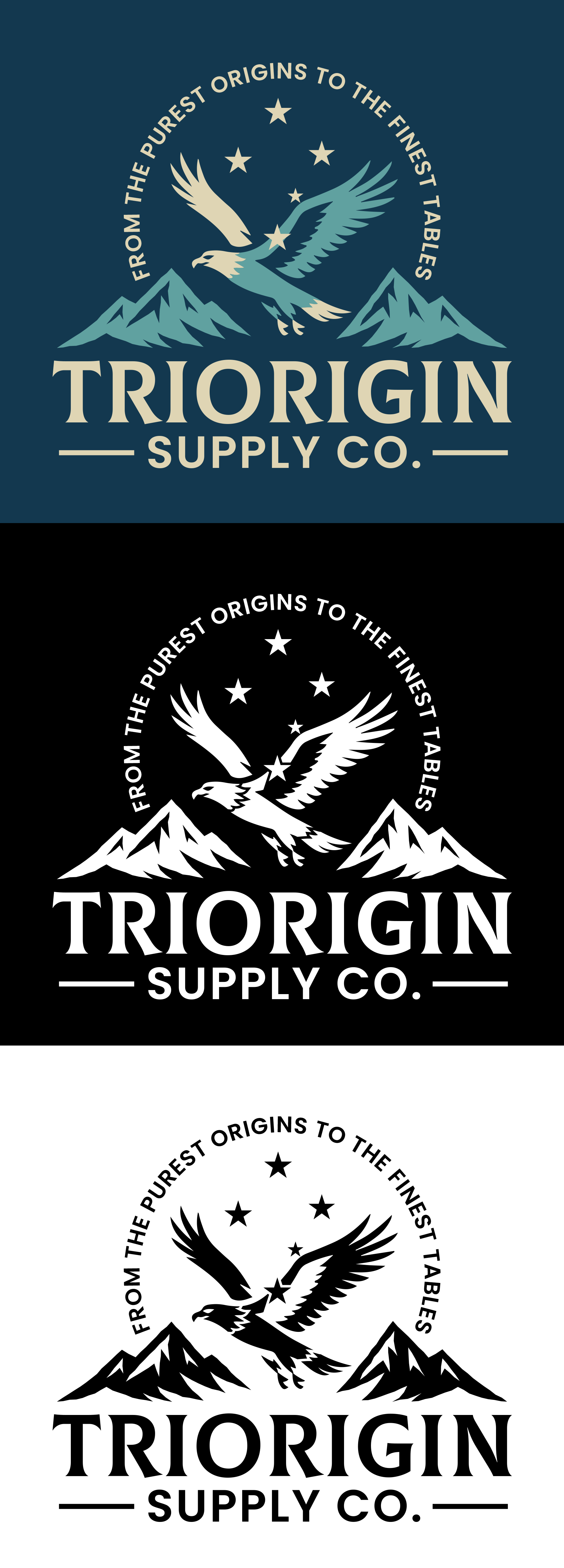 Logo Design by Oleksandr Tovarkov for TriOrigin Supply Co LLC  | Design #36556340