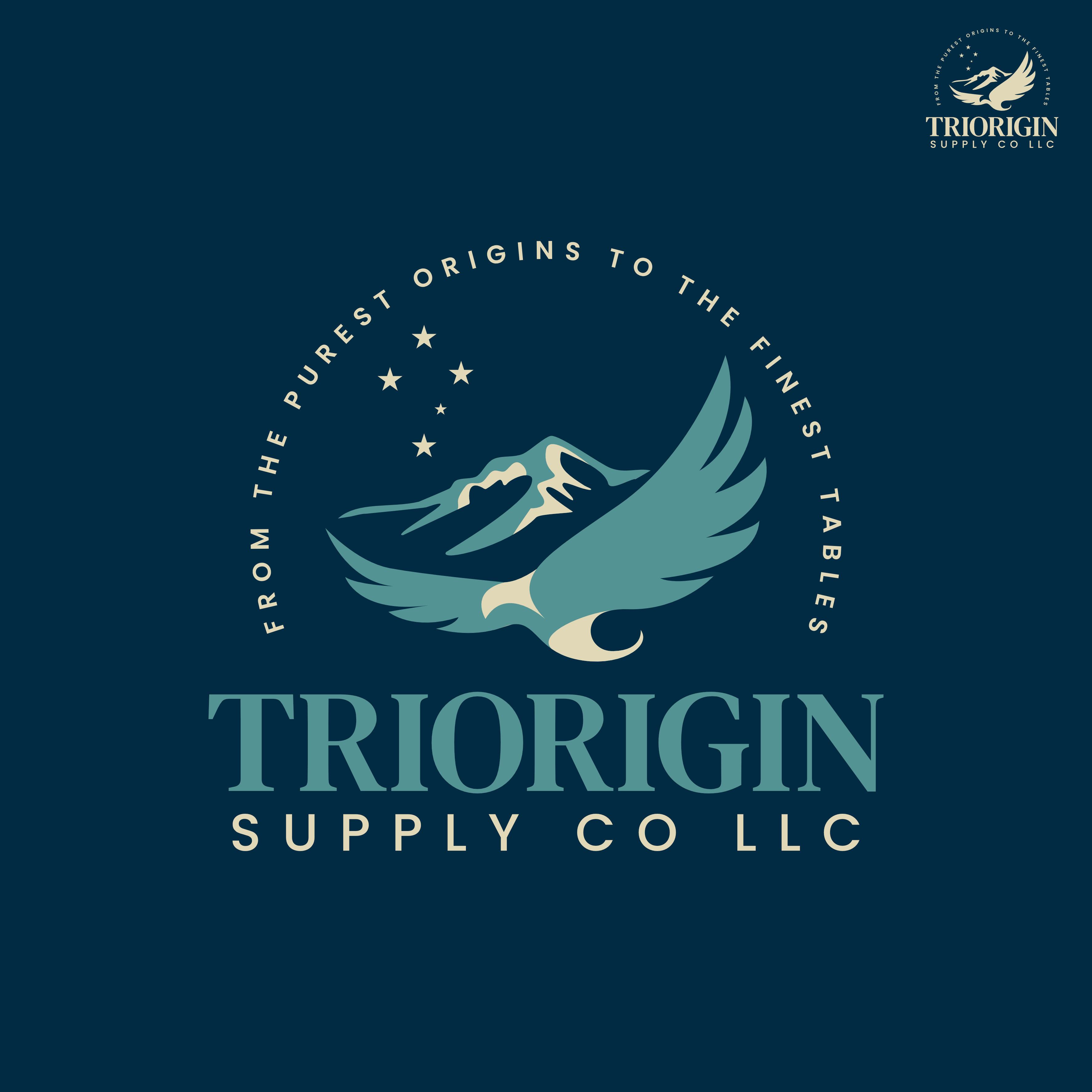 Logo Design by MasMasDesign for TriOrigin Supply Co LLC  | Design #36554890