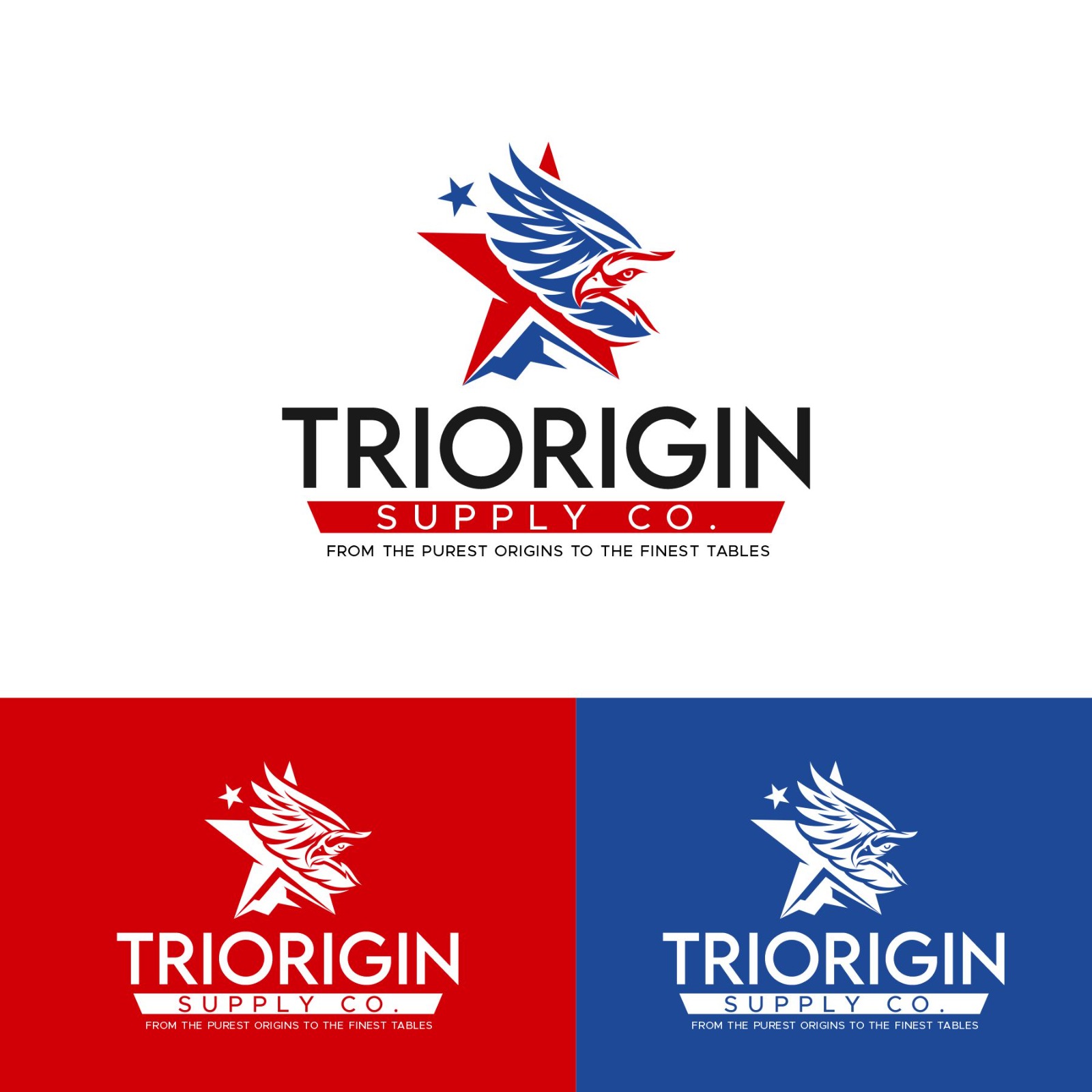 Logo Design by debdesign for TriOrigin Supply Co LLC  | Design #36562012