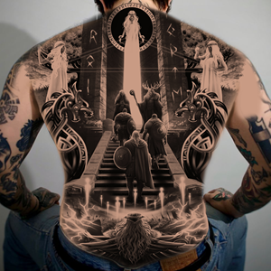 Full back, realism, norse pagan