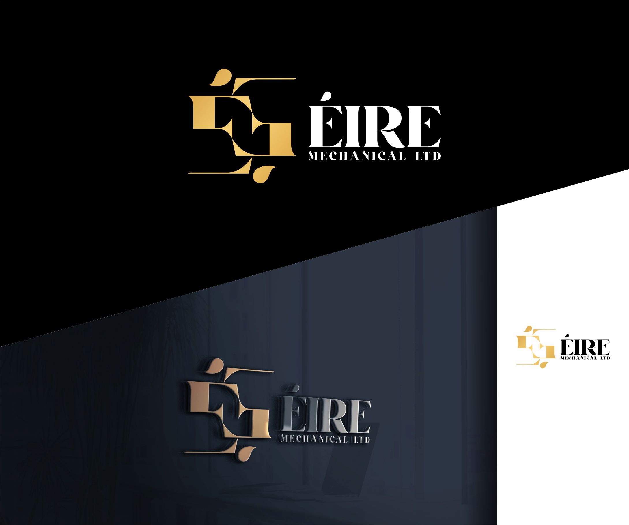 Logo Design by alkaline for Éire Mechanical Ltd | Design #36560667
