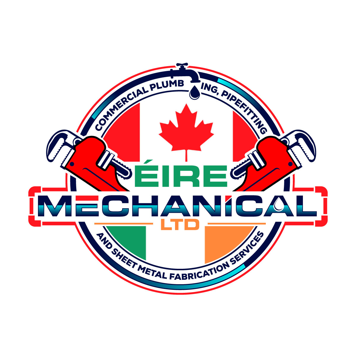 Logo Design by Suvendu.S for Éire Mechanical Ltd | Design #36566169