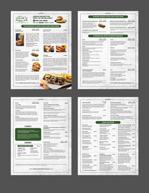 Menu Design by debdesign for this project | Design: #36565181