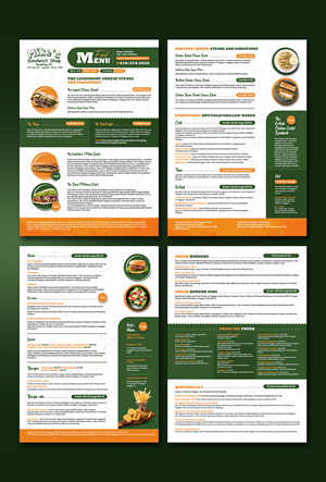 Menu Design by debdesign for this project | Design: #36566298