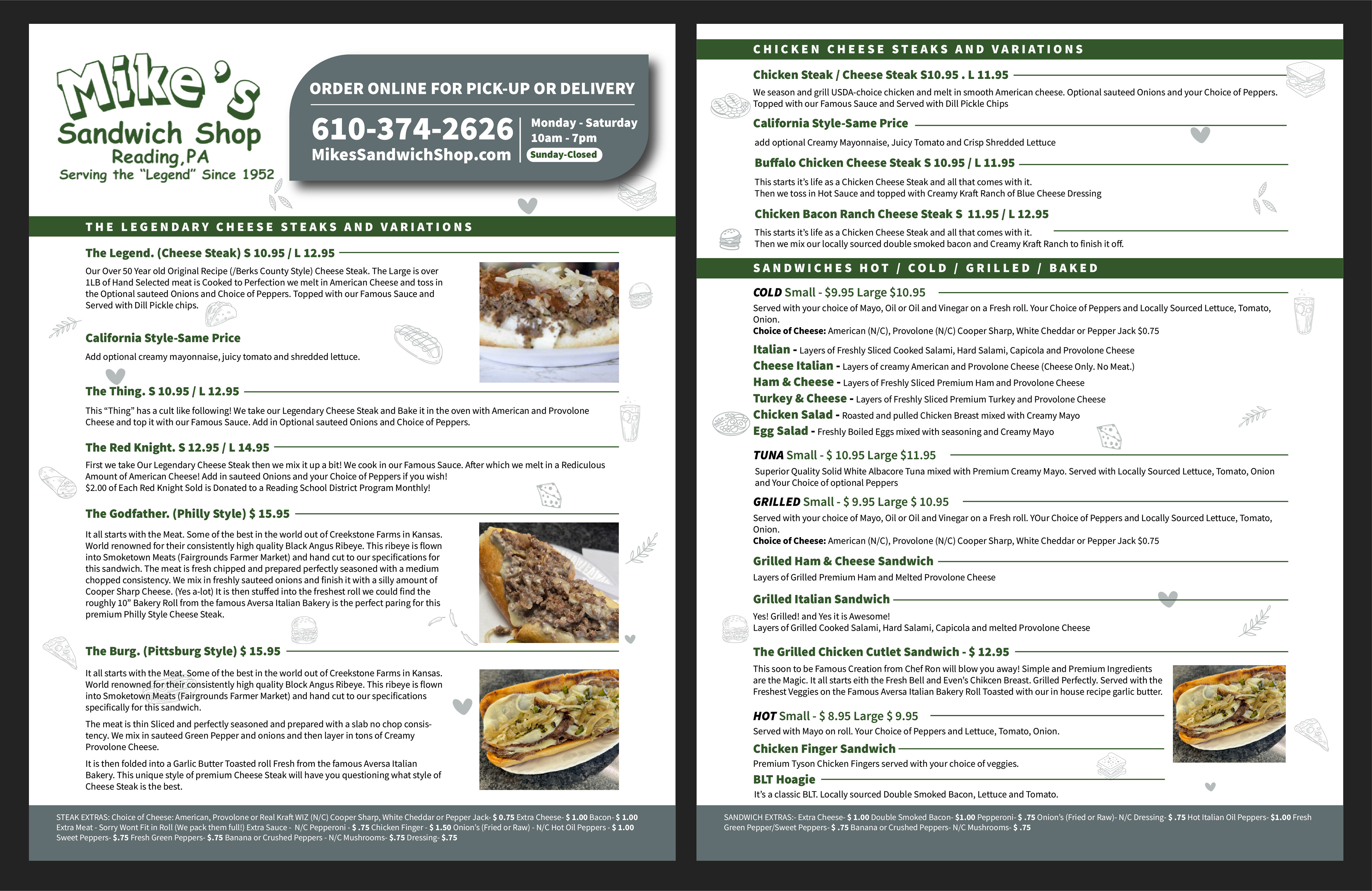 Menu Design by Fine Graphics House for this project | Design #36566053