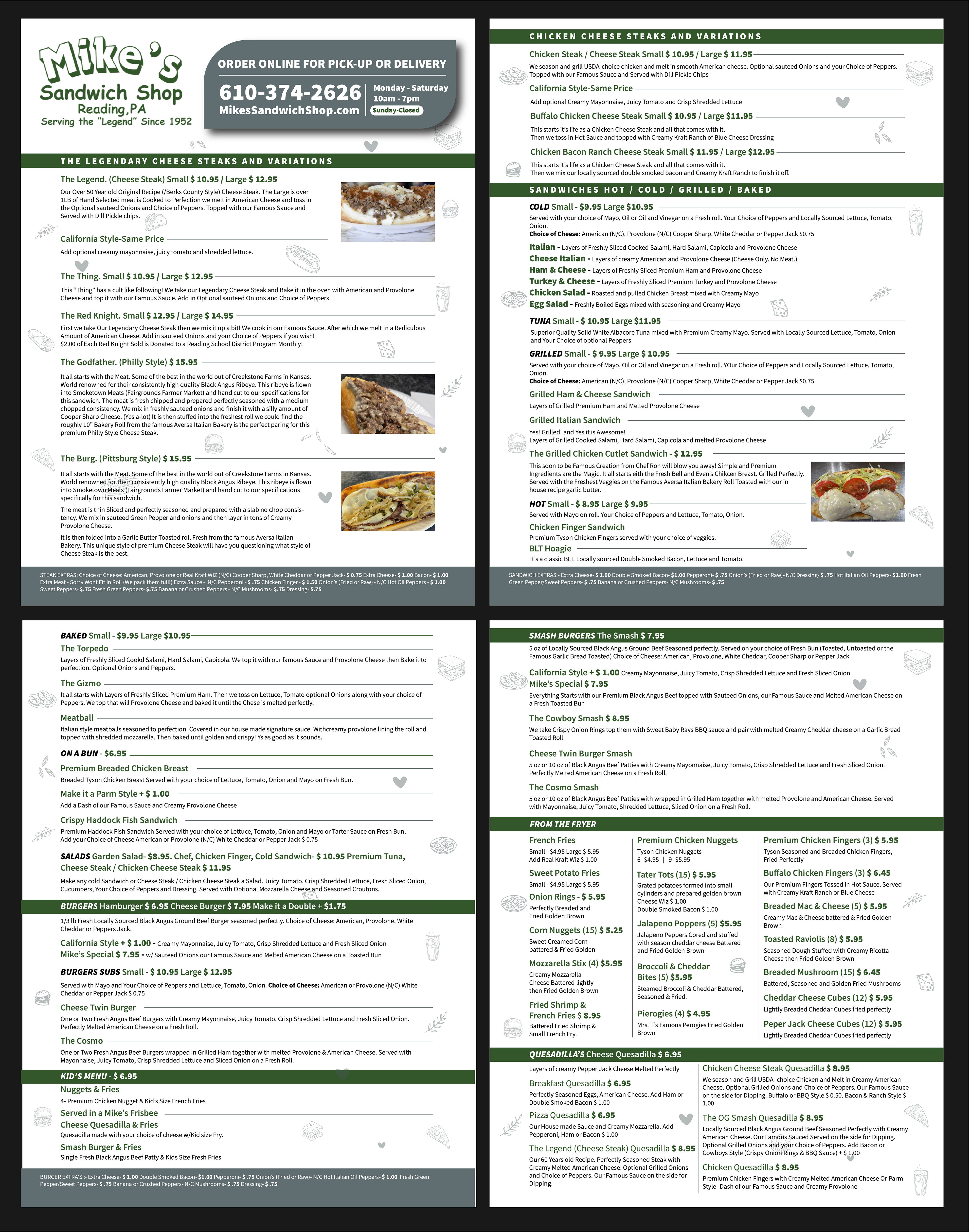 Menu Design by Fine Graphics House for this project | Design #36567275