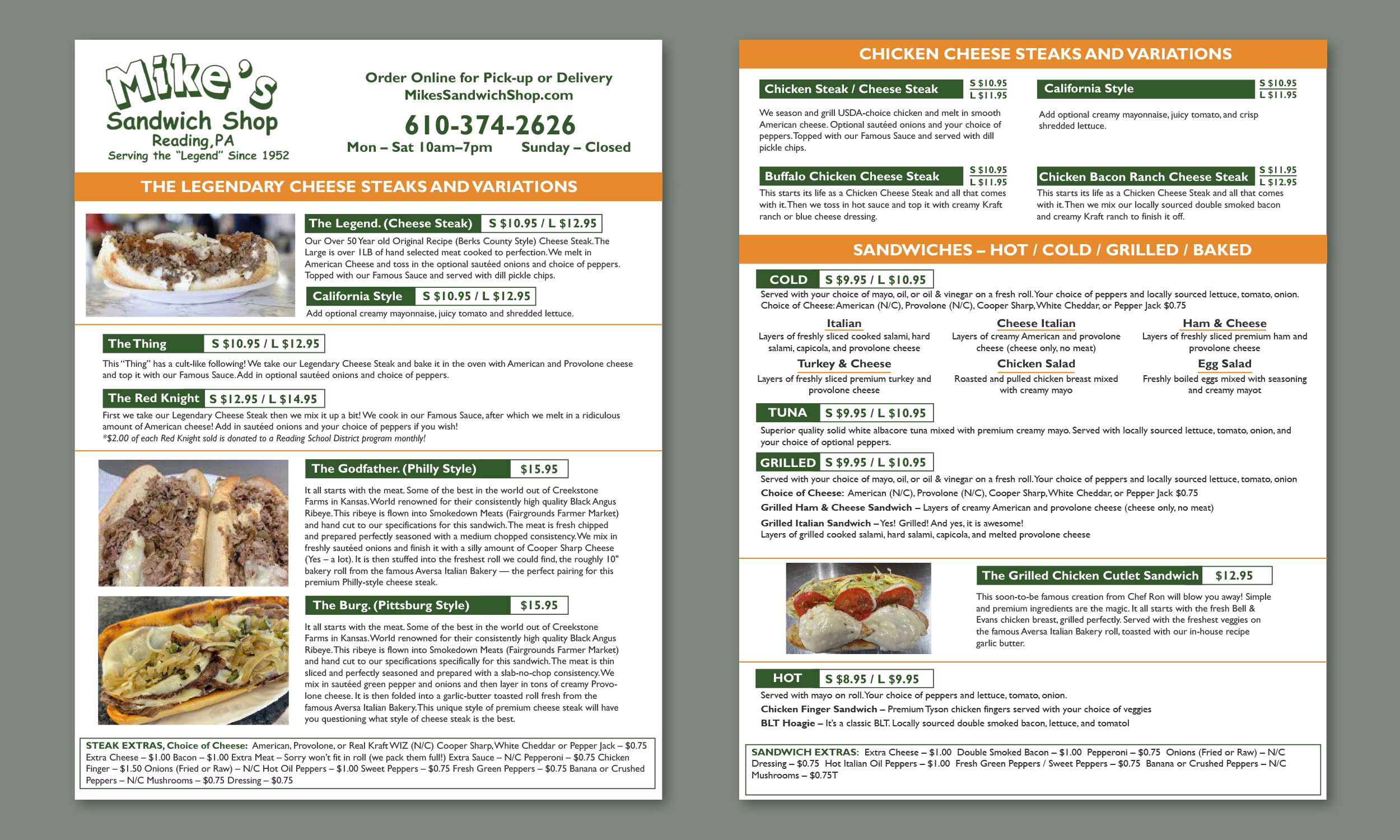 Menu Design by Rozii for this project | Design #36566049