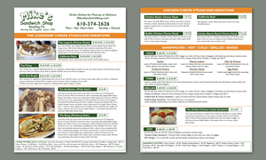 Menu Design by Rozii for this project | Design #36566049