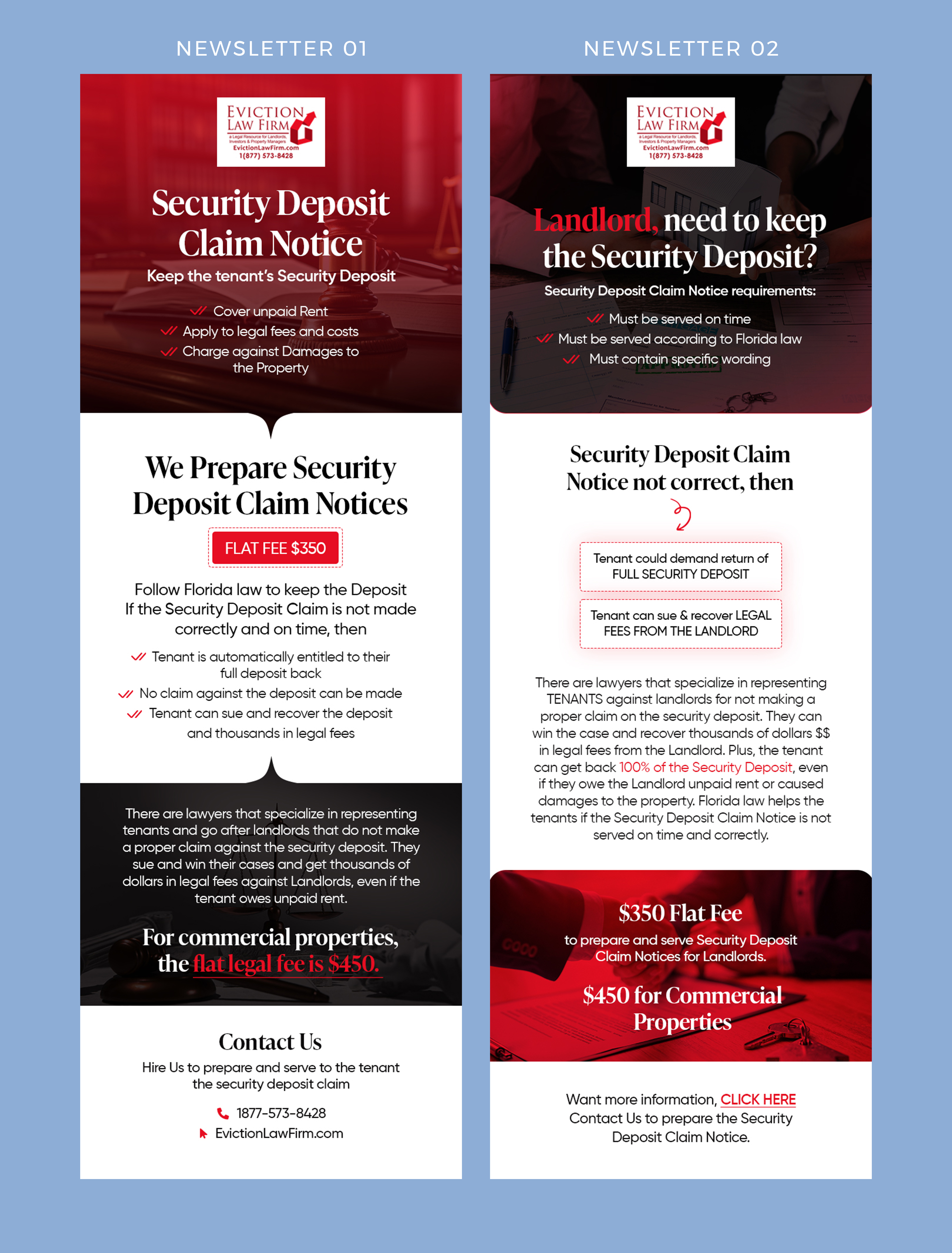 Newsletter Design by Graphic Guy for Fabrikant & Associates PLLC | Design #36574247