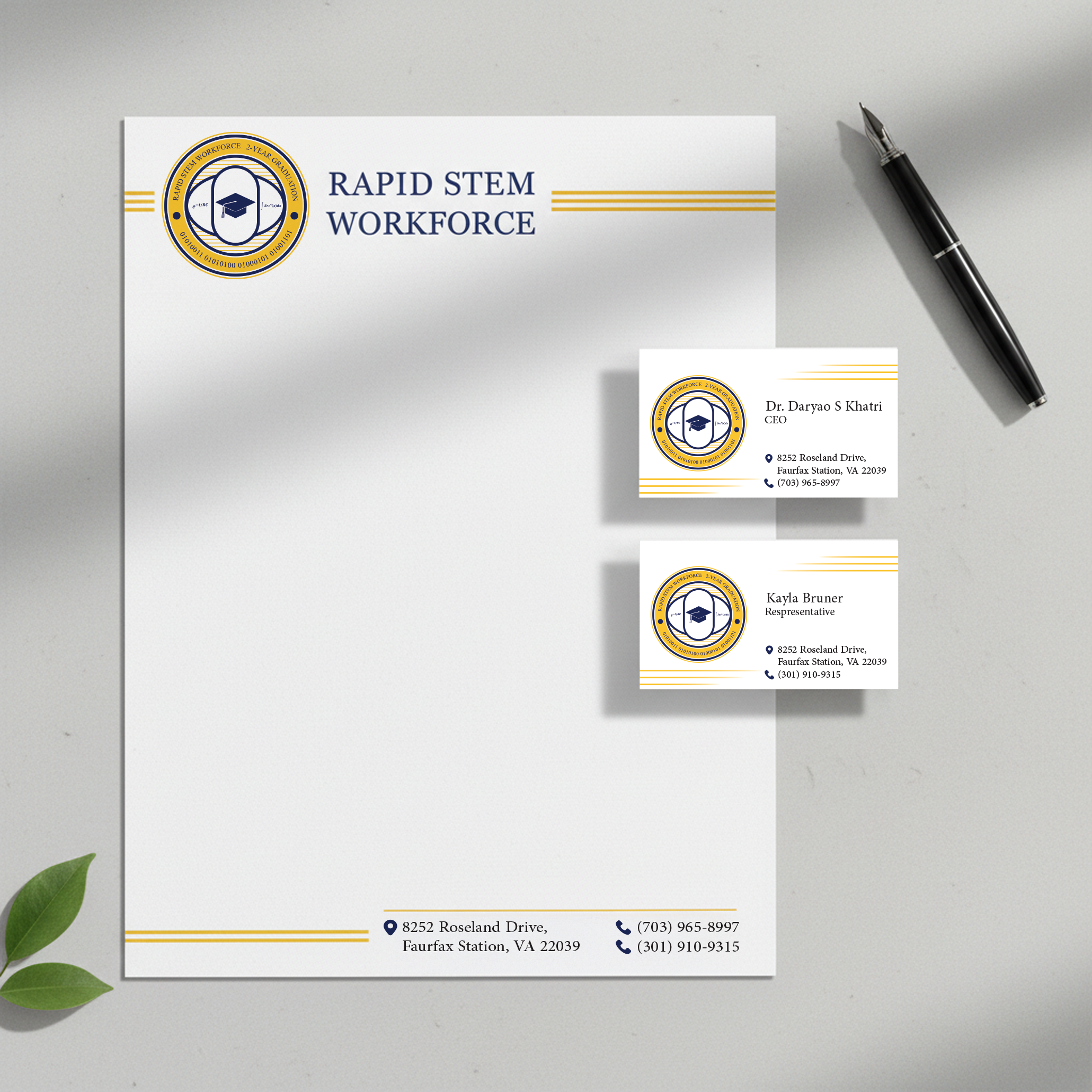 Letterhead Design by Amer Flihan (RBD) for this project | Design #36571226