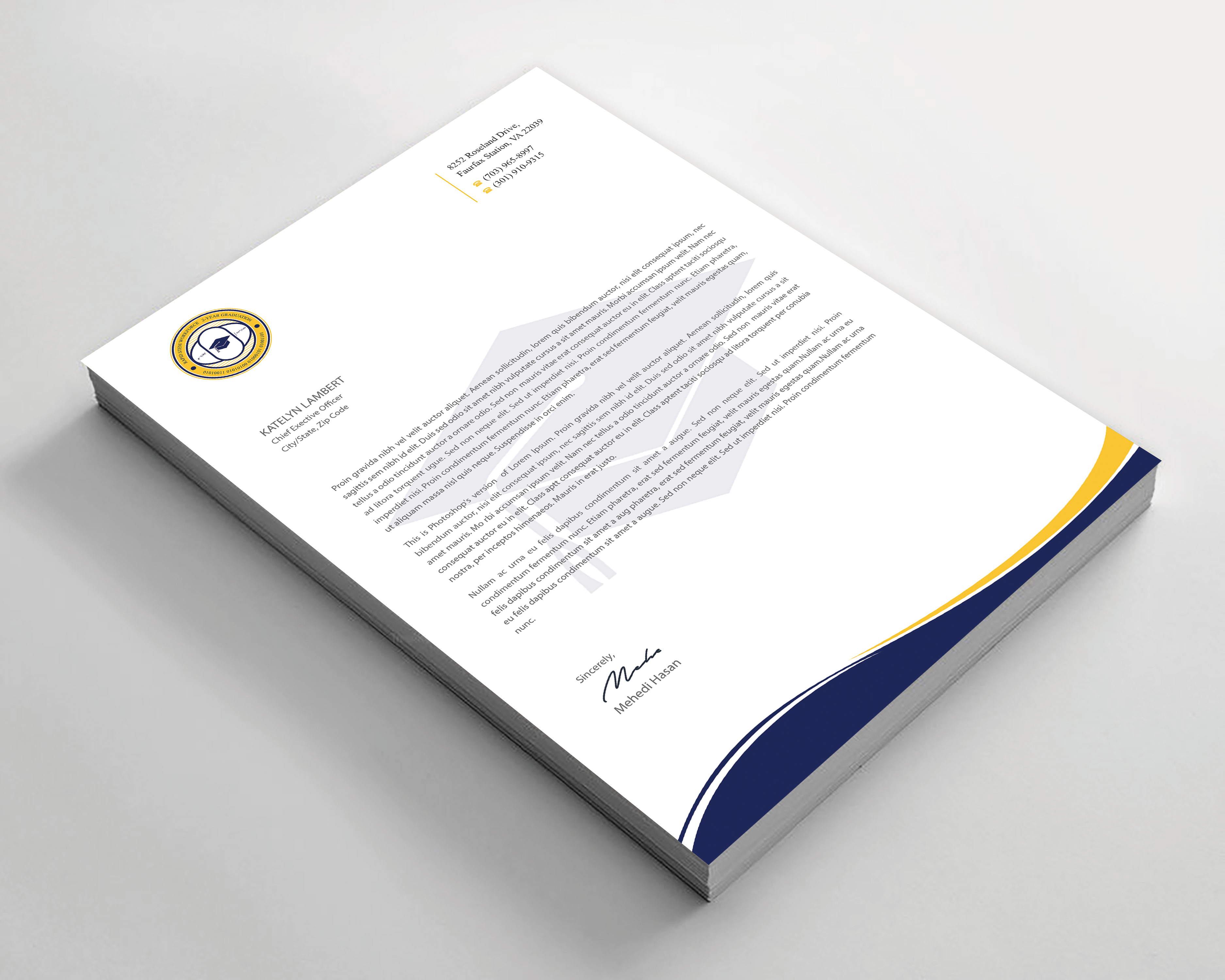 Diseño de Membrete por Expert Bappy para este proyecto | Diseño #36573625