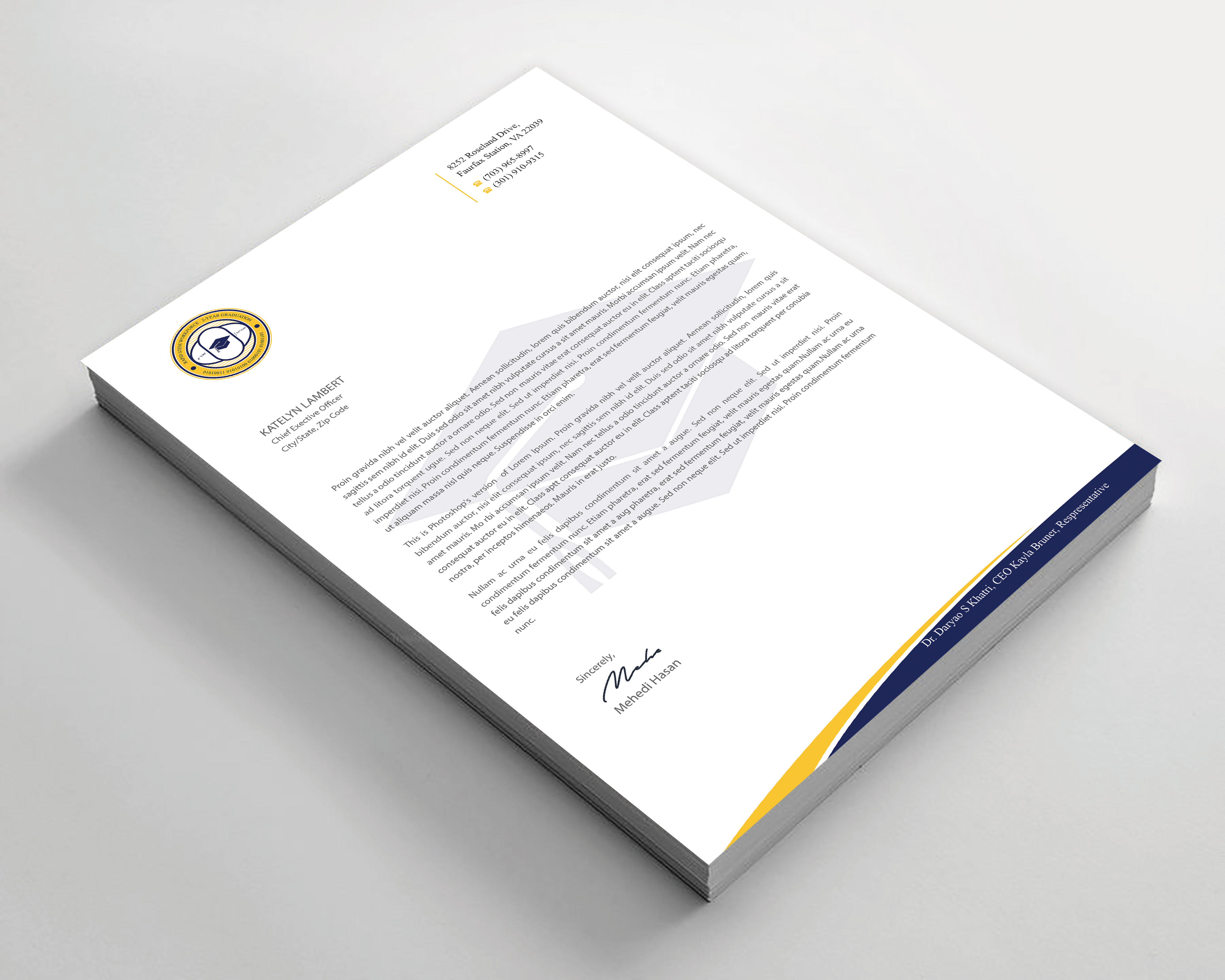 Diseño de Membrete por Expert Bappy para este proyecto | Diseño #36573627