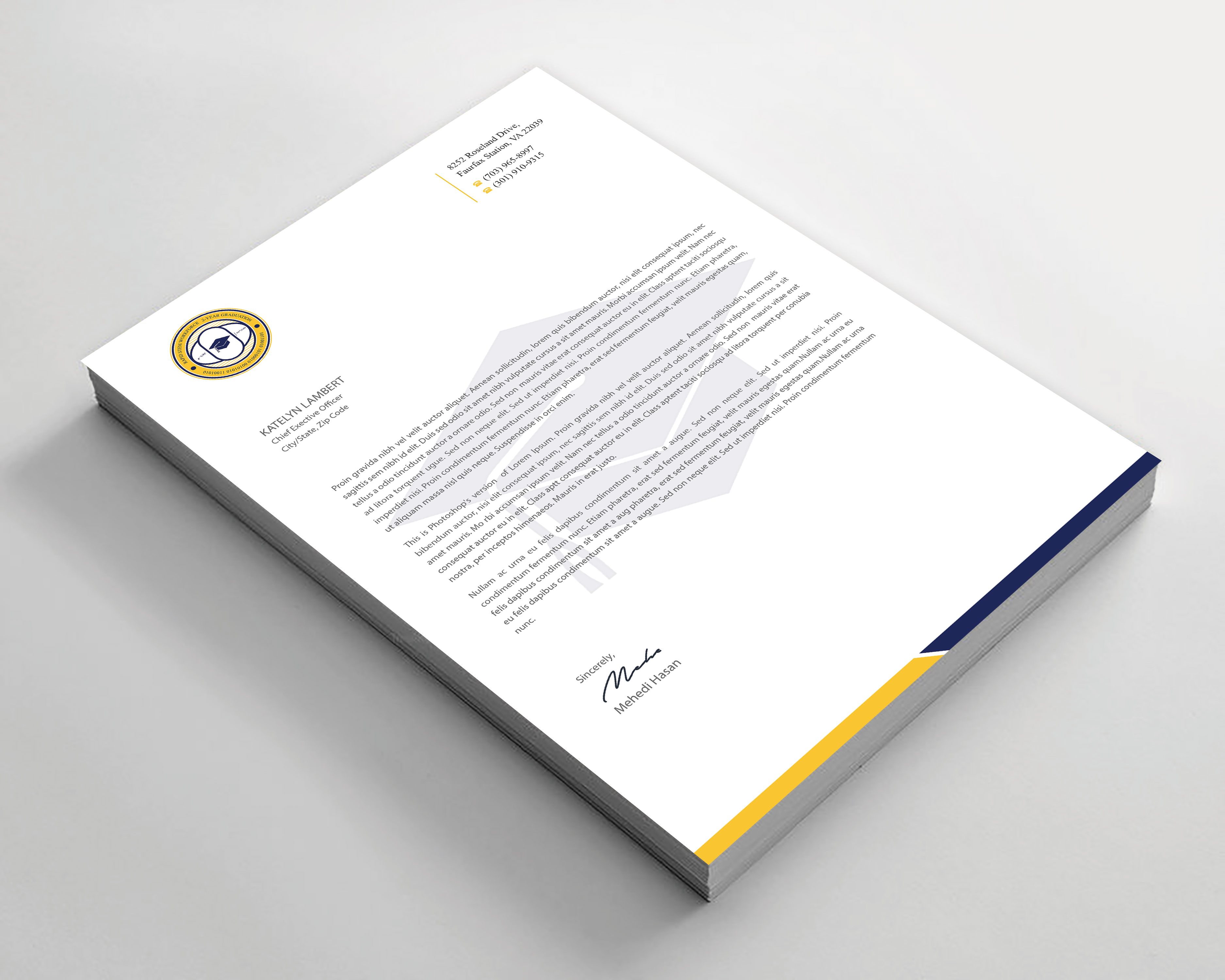 Diseño de Membrete por Expert Bappy para este proyecto | Diseño #36573641