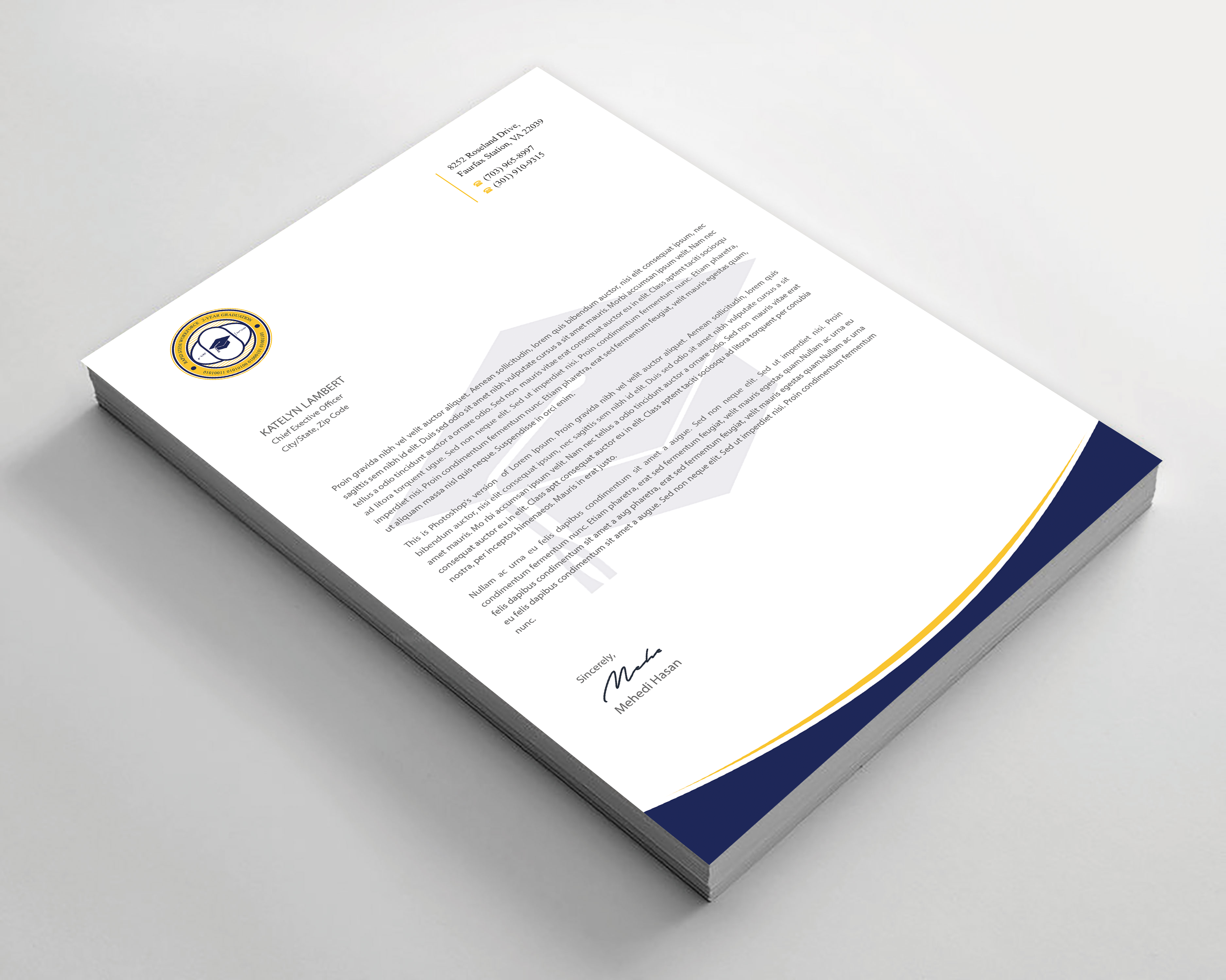 Diseño de Membrete por Expert Bappy para este proyecto | Diseño #36573653