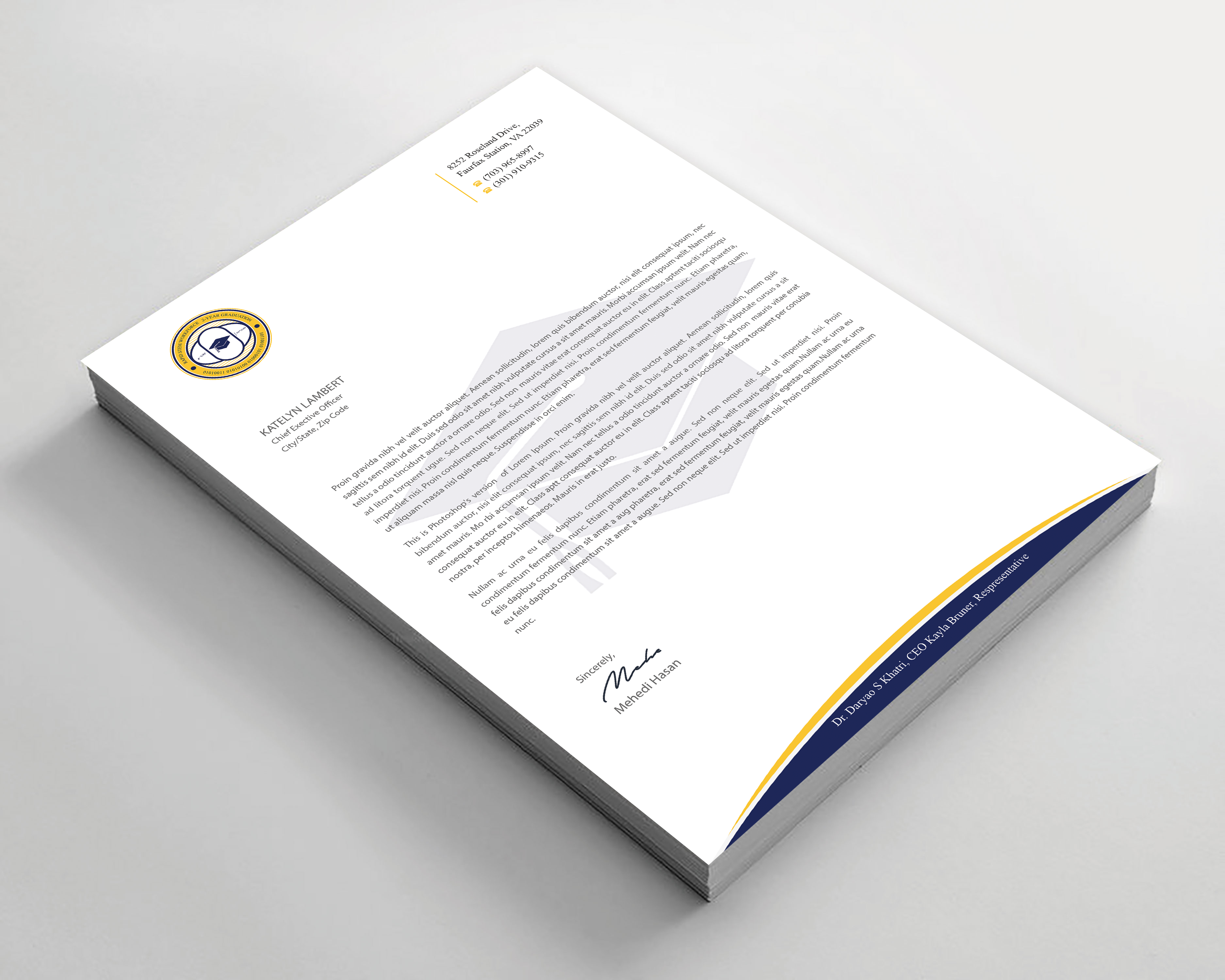 Diseño de Membrete por Expert Bappy para este proyecto | Diseño #36573654