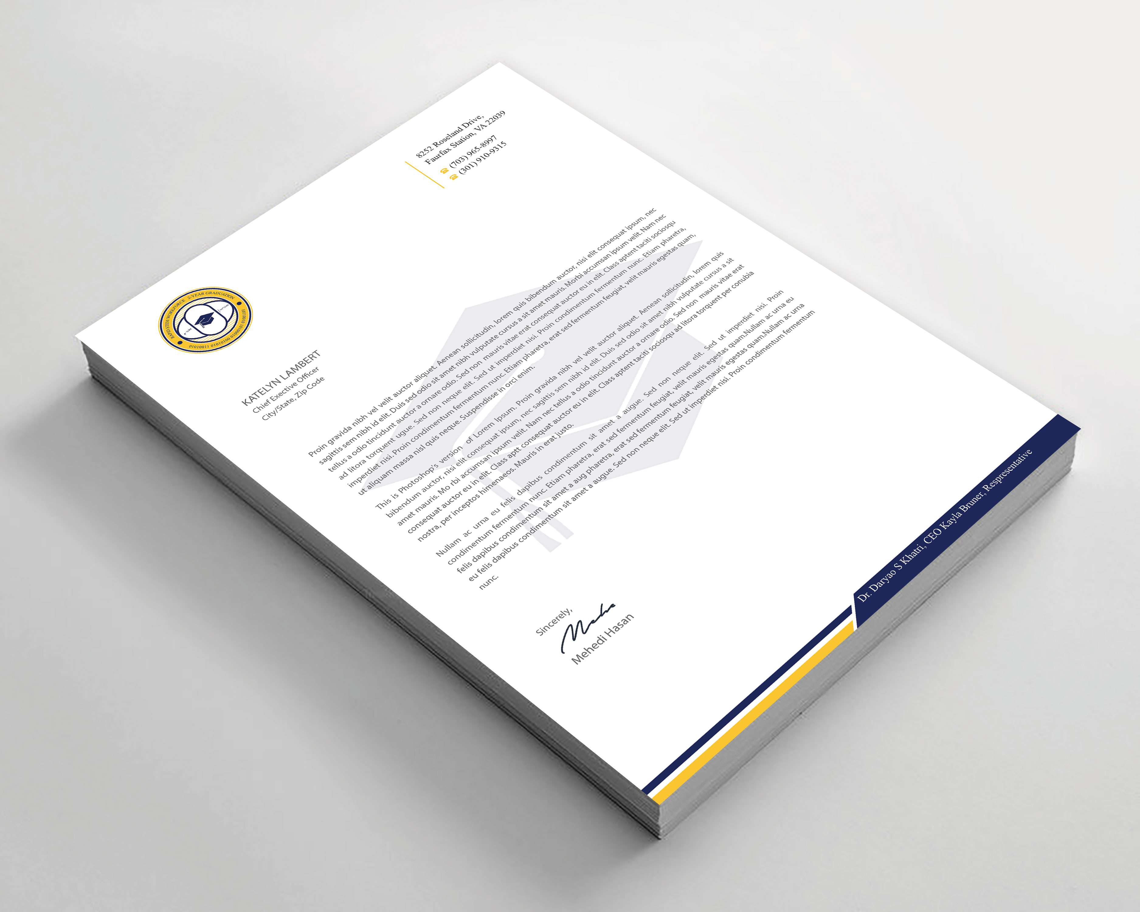 Diseño de Membrete por Expert Bappy para este proyecto | Diseño #36573655