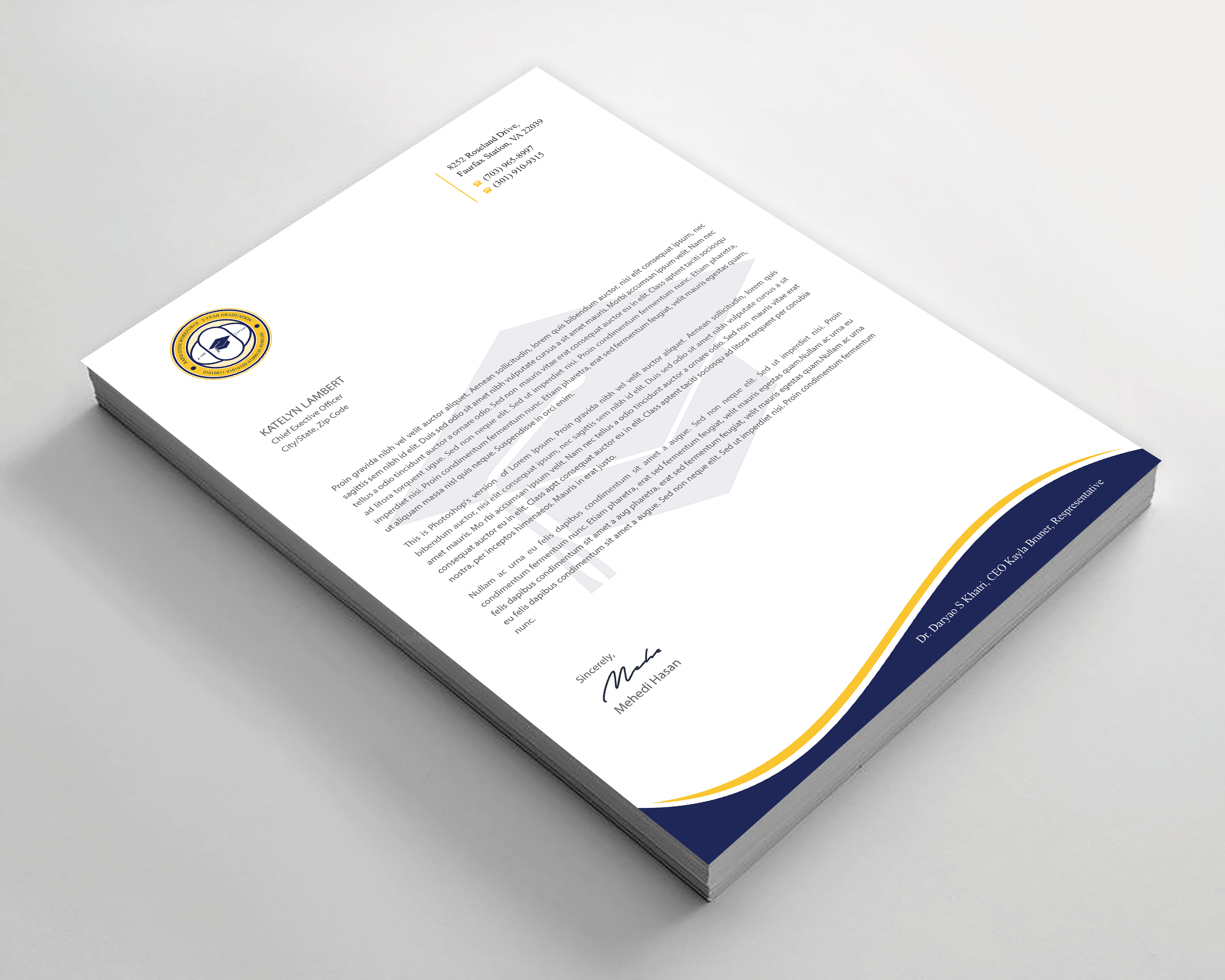 Diseño de Membrete por Expert Bappy para este proyecto | Diseño #36573676