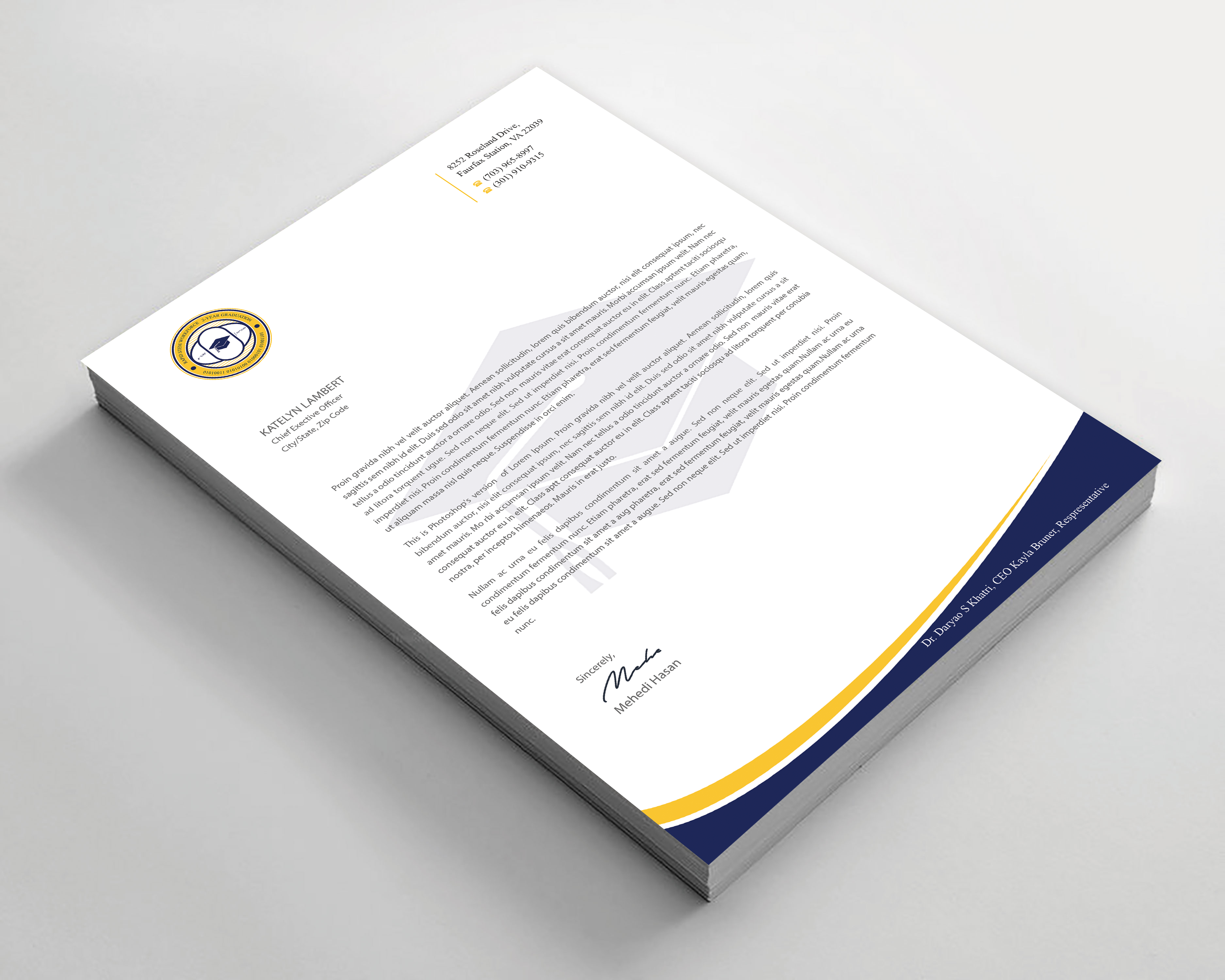 Diseño de Membrete por Expert Bappy para este proyecto | Diseño #36573678