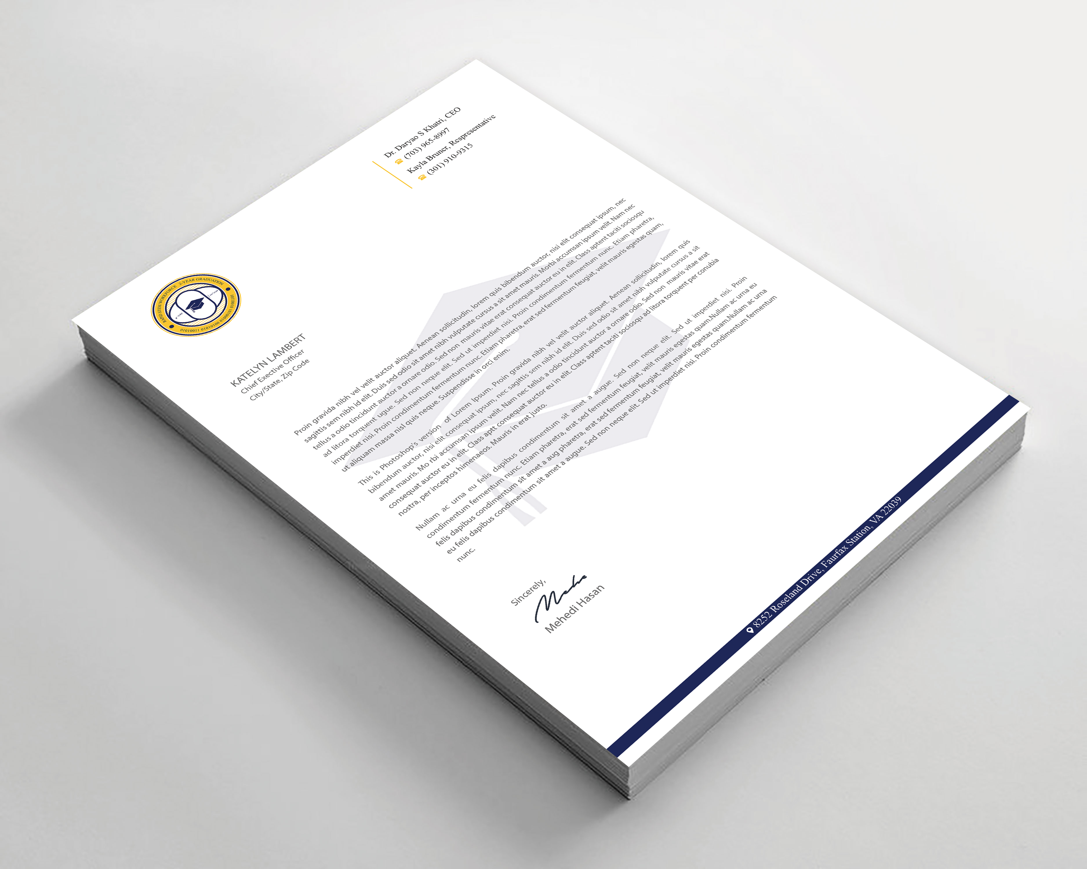 Diseño de Membrete por Expert Bappy para este proyecto | Diseño #36583504