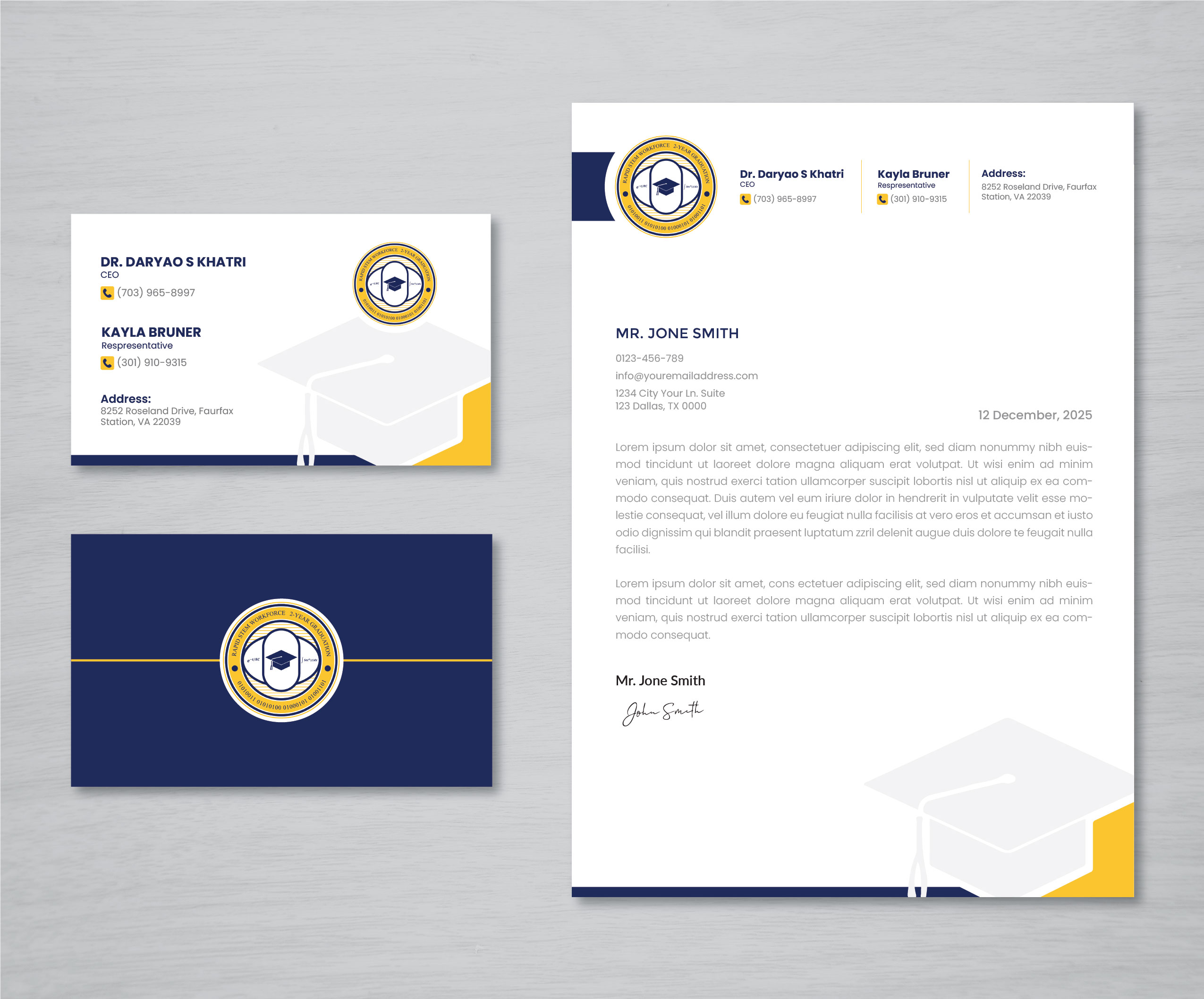 Letterhead Design by artbitin for this project | Design #36573041