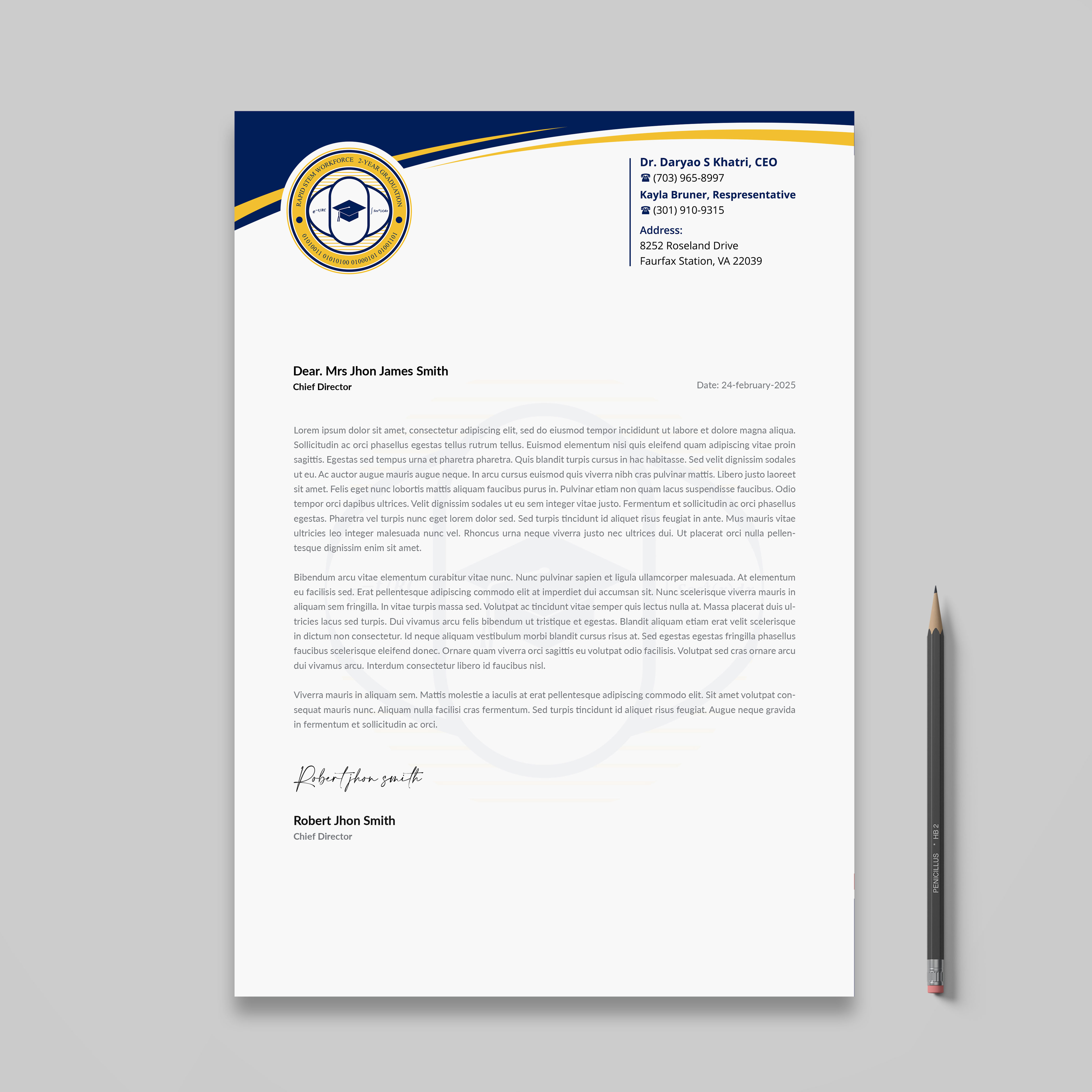 Diseño de Membrete por Sabbir_2025 para este proyecto | Diseño #36572018