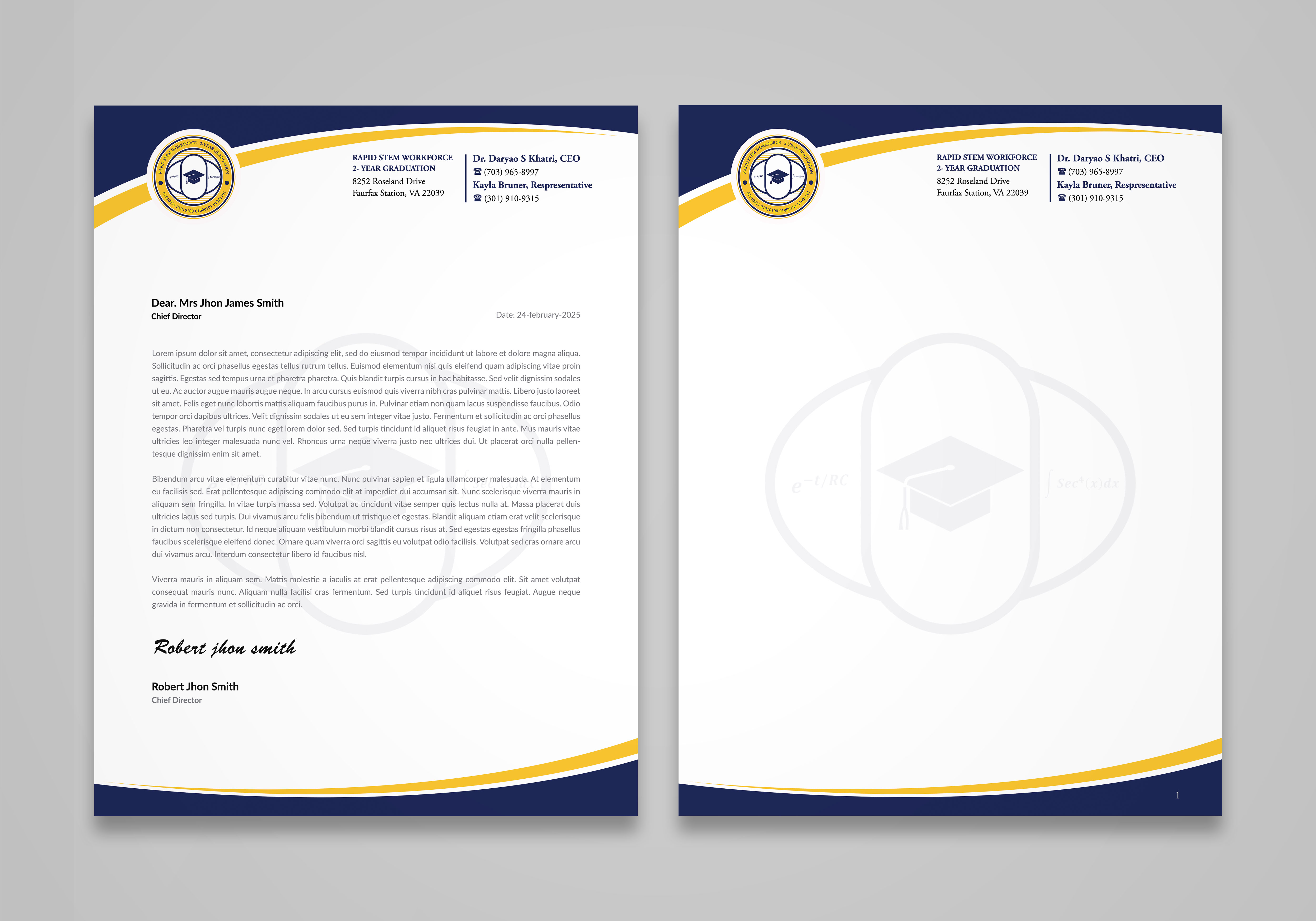 Diseño de Membrete por Sabbir_2025 para este proyecto | Diseño #36572209