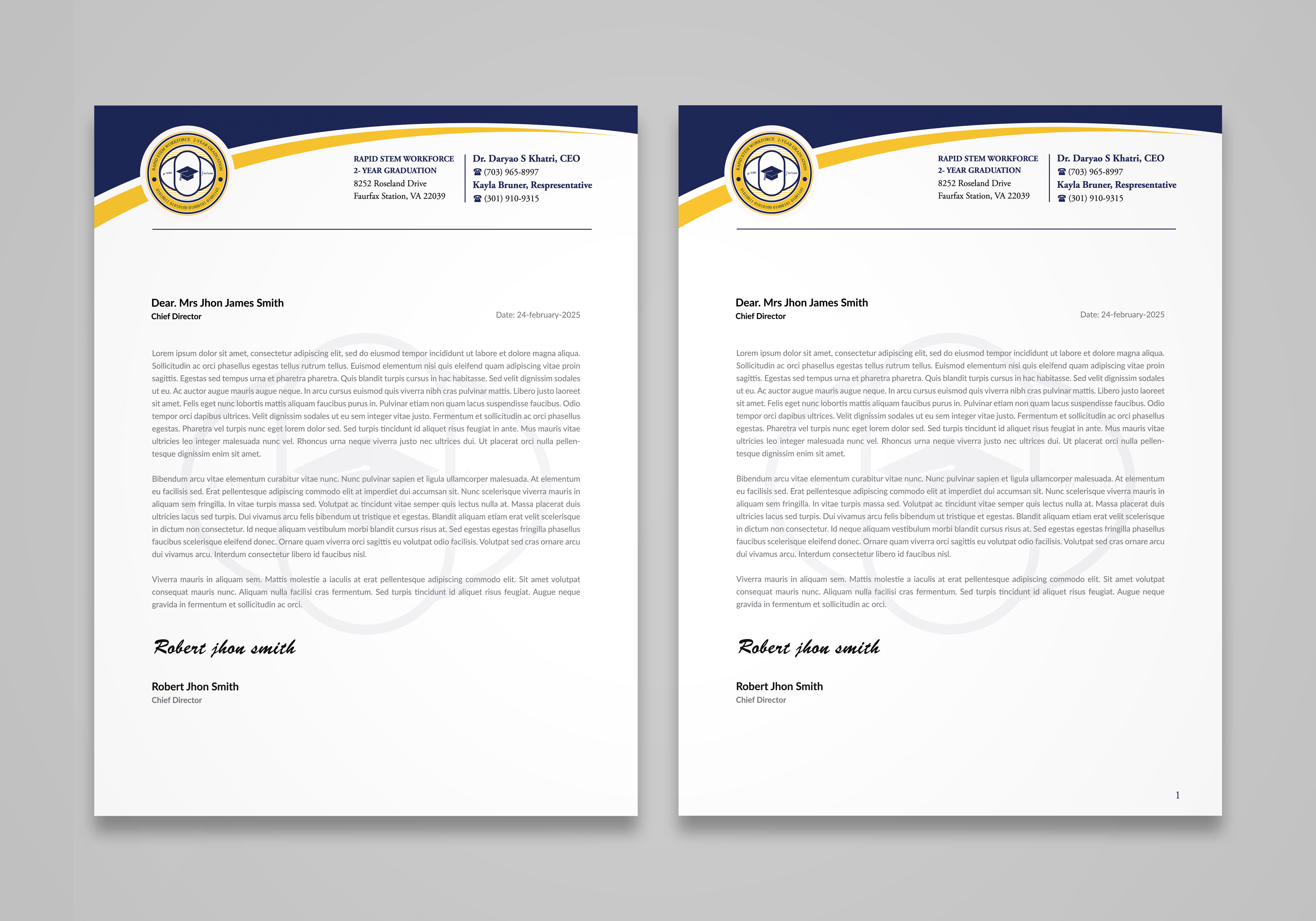 Diseño de Membrete por Sabbir_2025 para este proyecto | Diseño #36572222