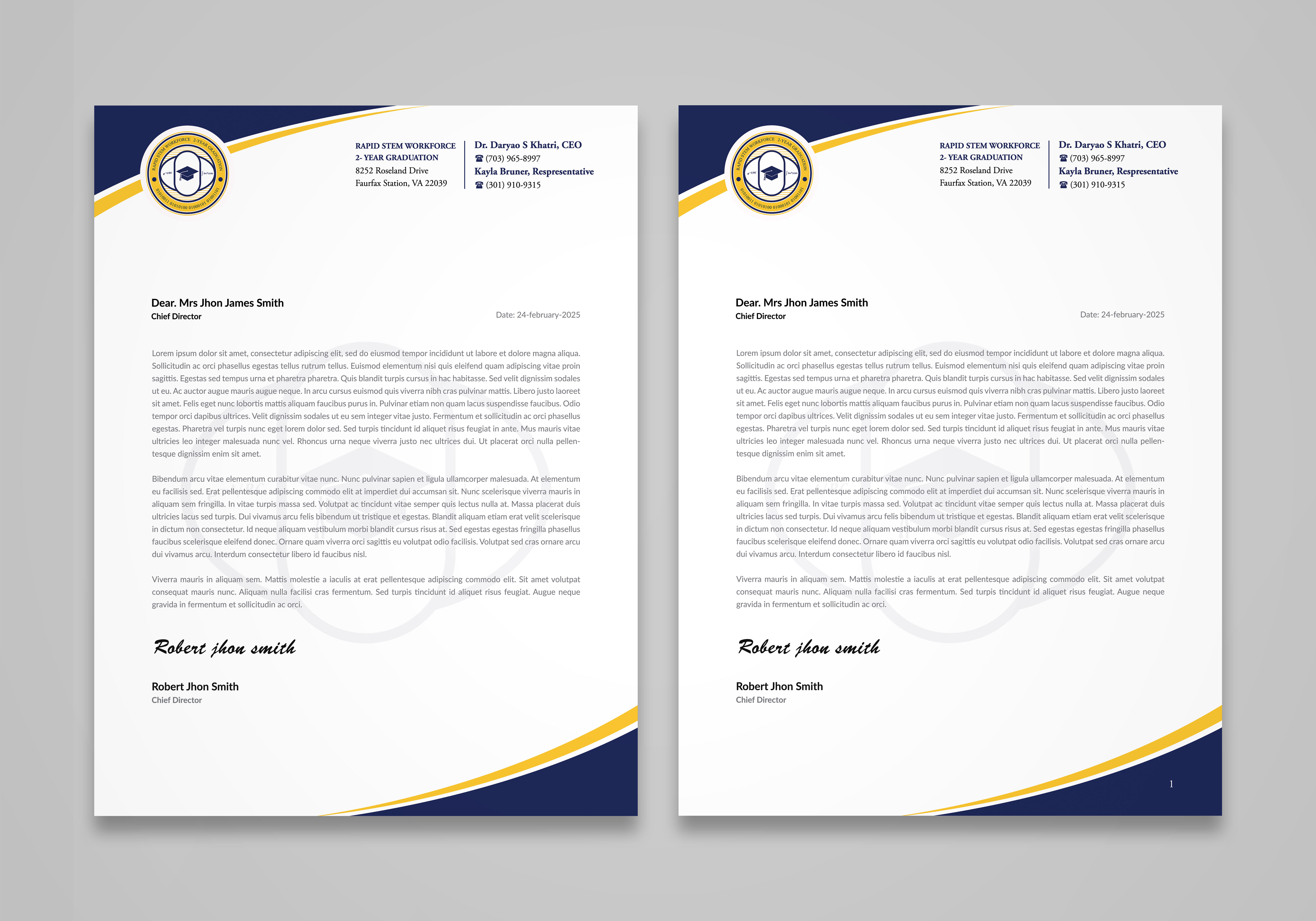 Diseño de Membrete por Sabbir_2025 para este proyecto | Diseño #36582686